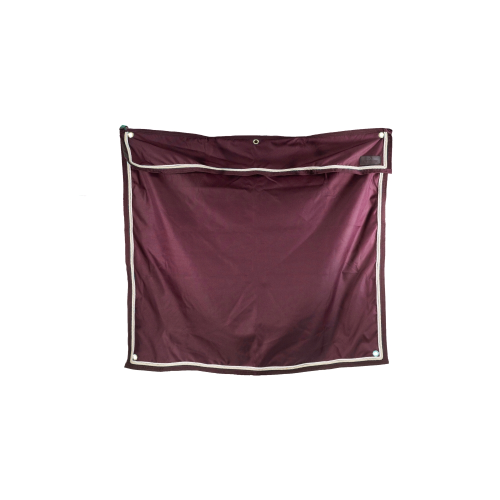 Kentucky Horsewear Boxenwandvorhang Wasserdicht Classic Kurz 135x125cm - bordeaux