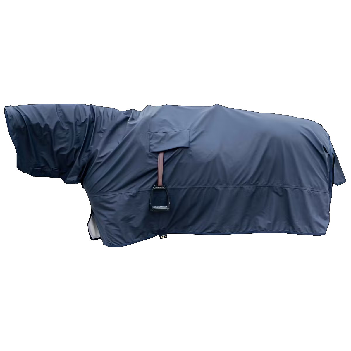 Kentucky Horsewear Hurricane Reit-Regendecke - navy, Größe M