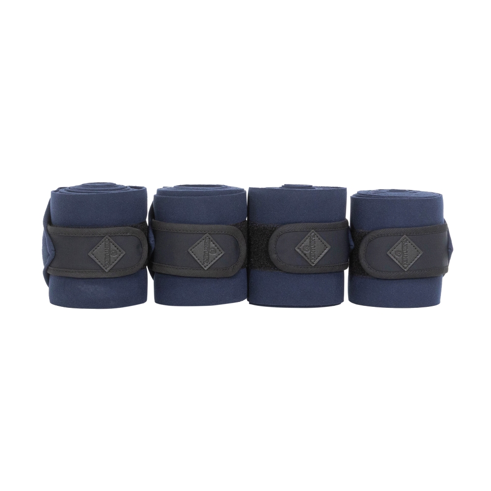 Kentucky Horsewear Polar Fleece Bandage Show Vegan Wool - navy, Größe Full