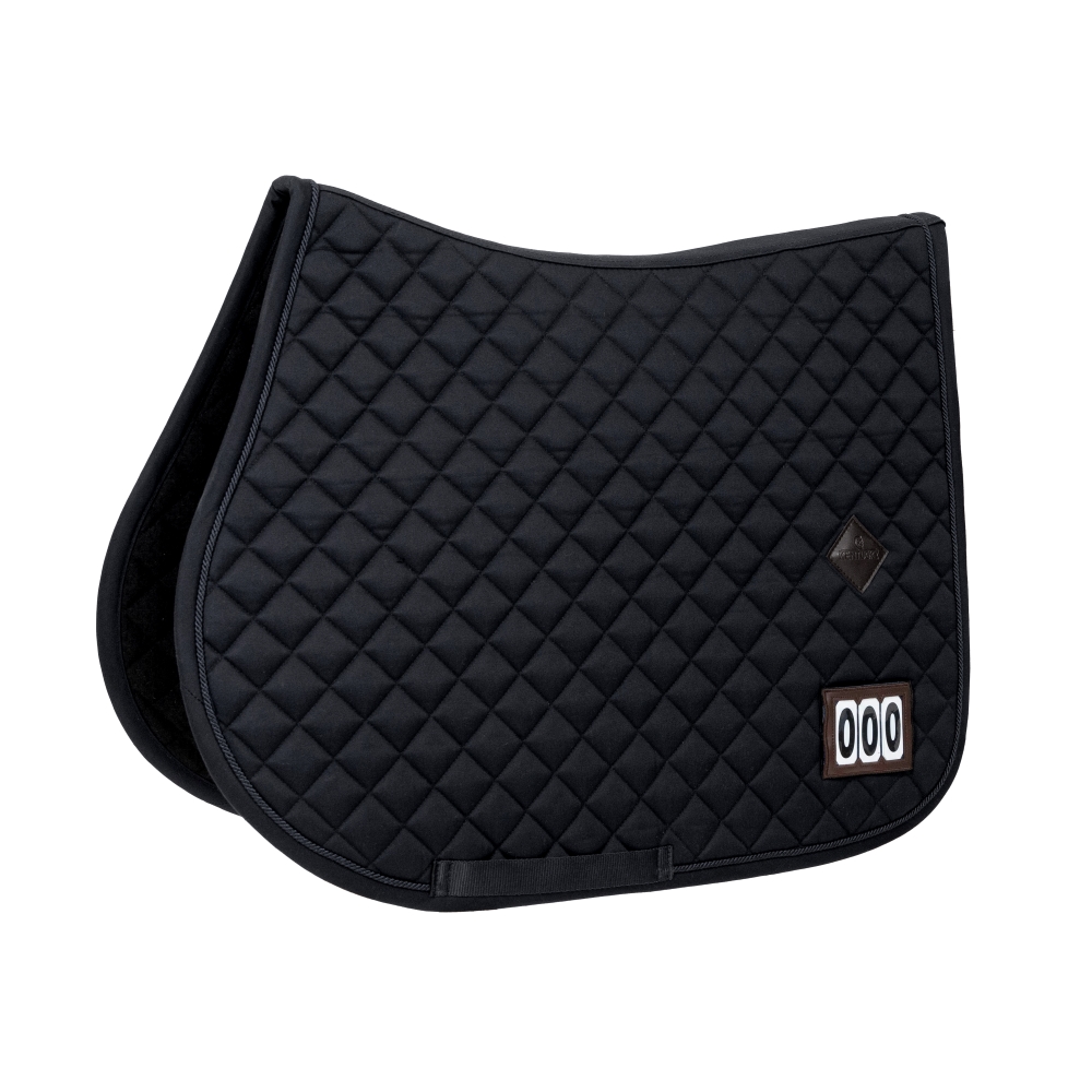 Kentucky Horsewear Schabracke Diamond Turnier mit 2 Startummern - black, Größe Springen