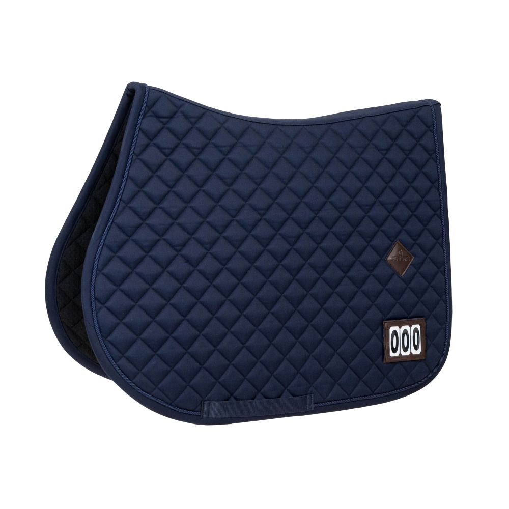 Kentucky Horsewear Schabracke Diamond Turnier mit 2 Startummern - navy, Größe Springen