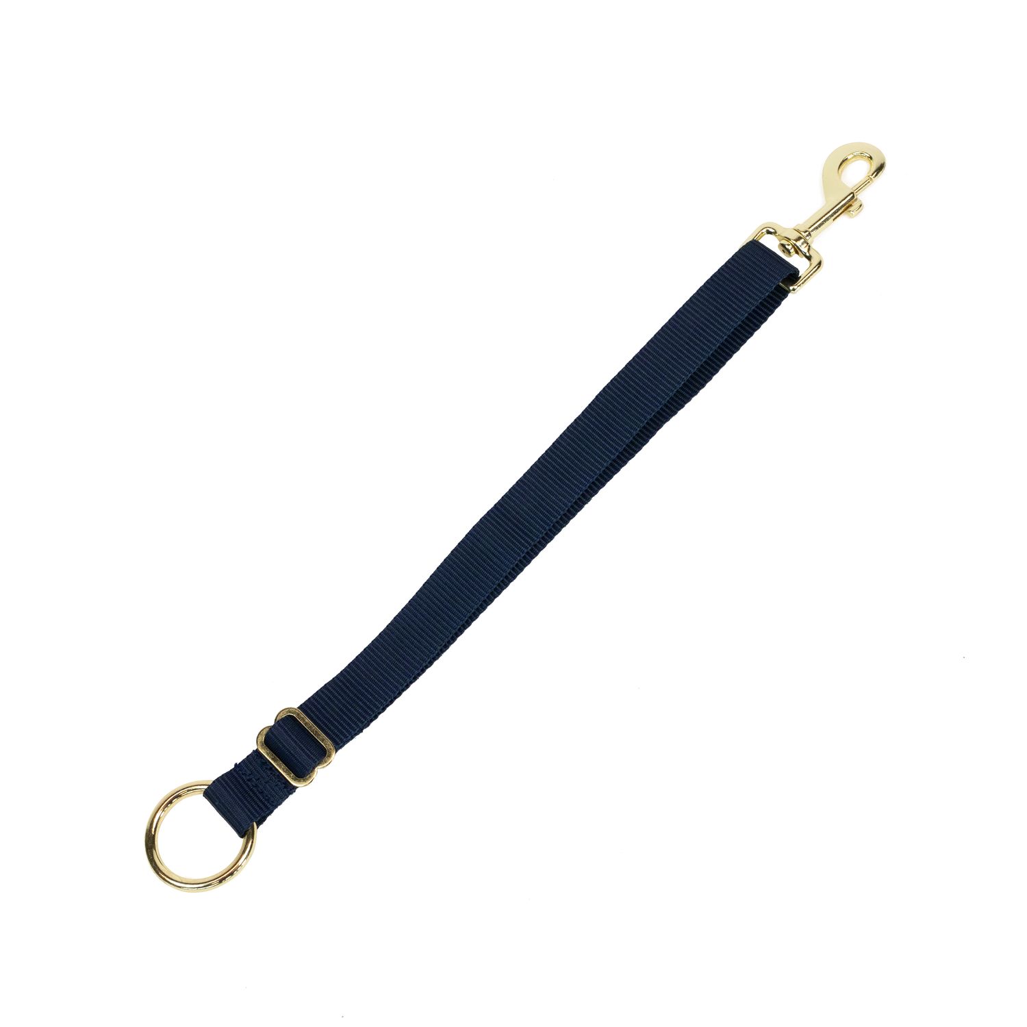 Kentucky Horsewear Nylon Halter Hook & Ring Lang - navy