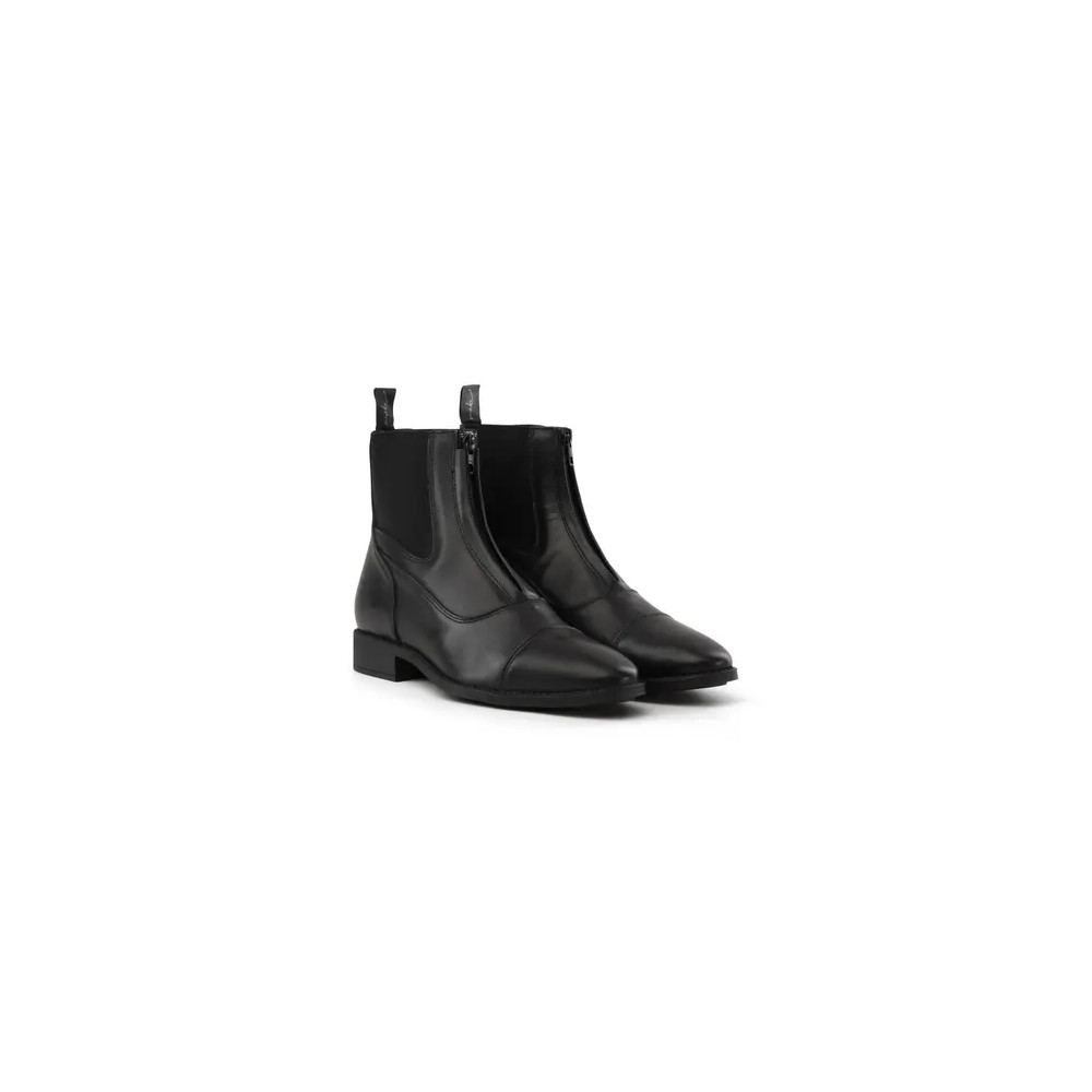 Dyon Stiefeletten mit Frontreißverschluss - schwarz, Größe 41