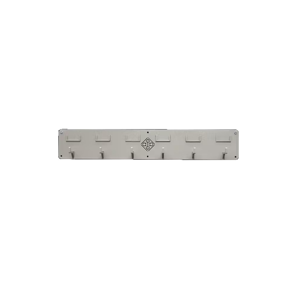 Grooming Deluxe Trensenhalter mit 6 Haken und Namensschild - silber