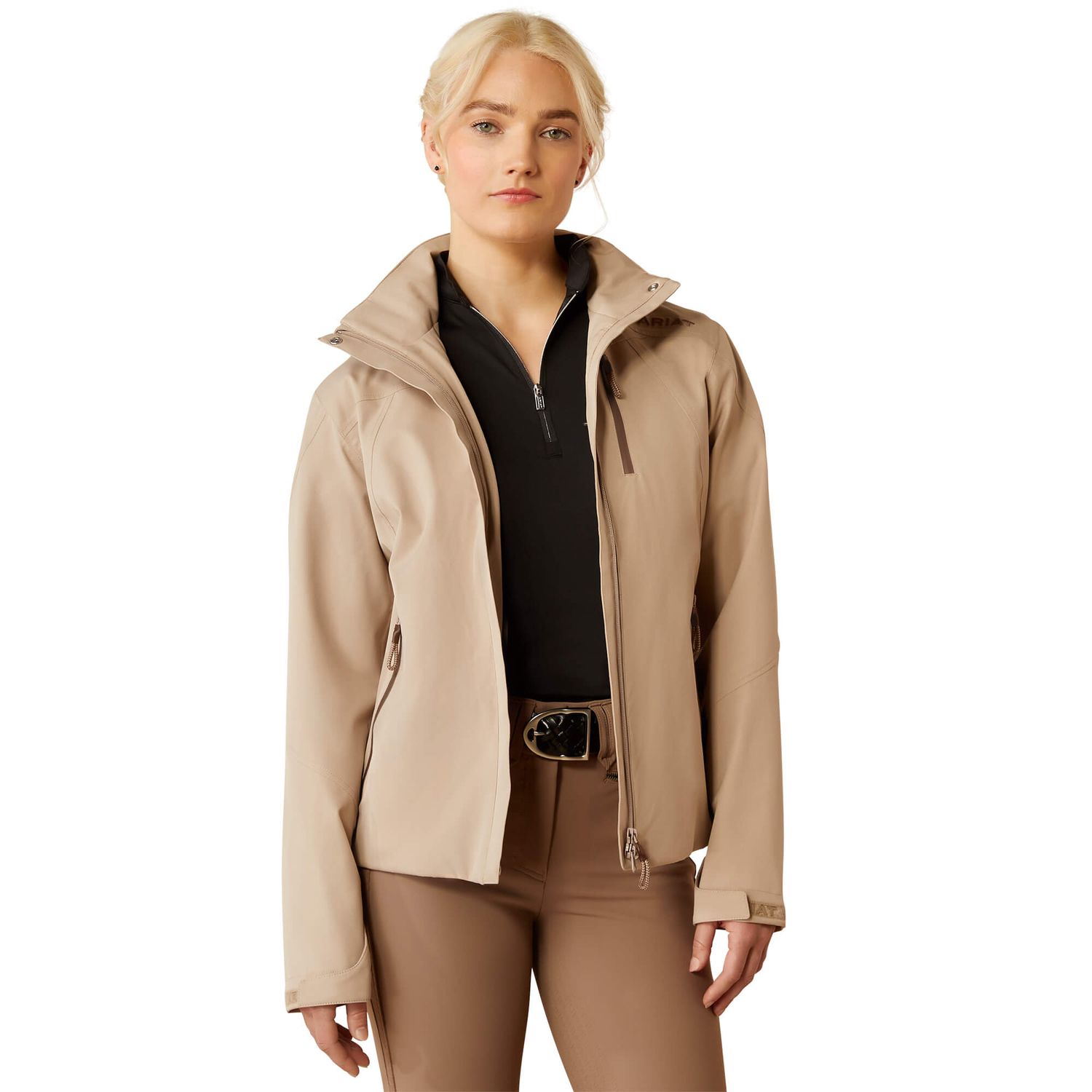 Ariat Coastal Waterproof Jacket Regenjacke Damen - cape reed, Größe S