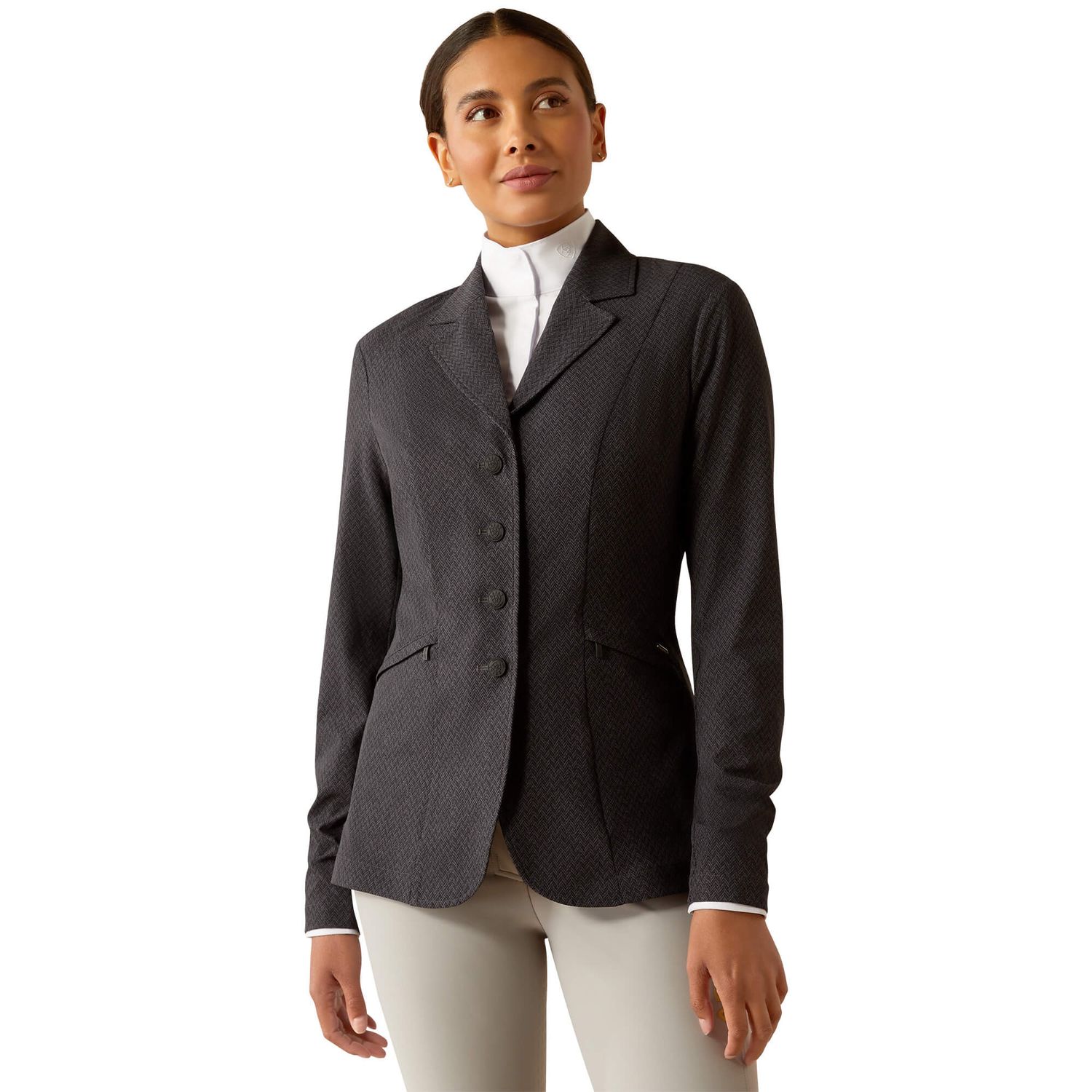 Ariat Artico 2.0 Show Coat Damen Jacket - herringbone print, Größe 34