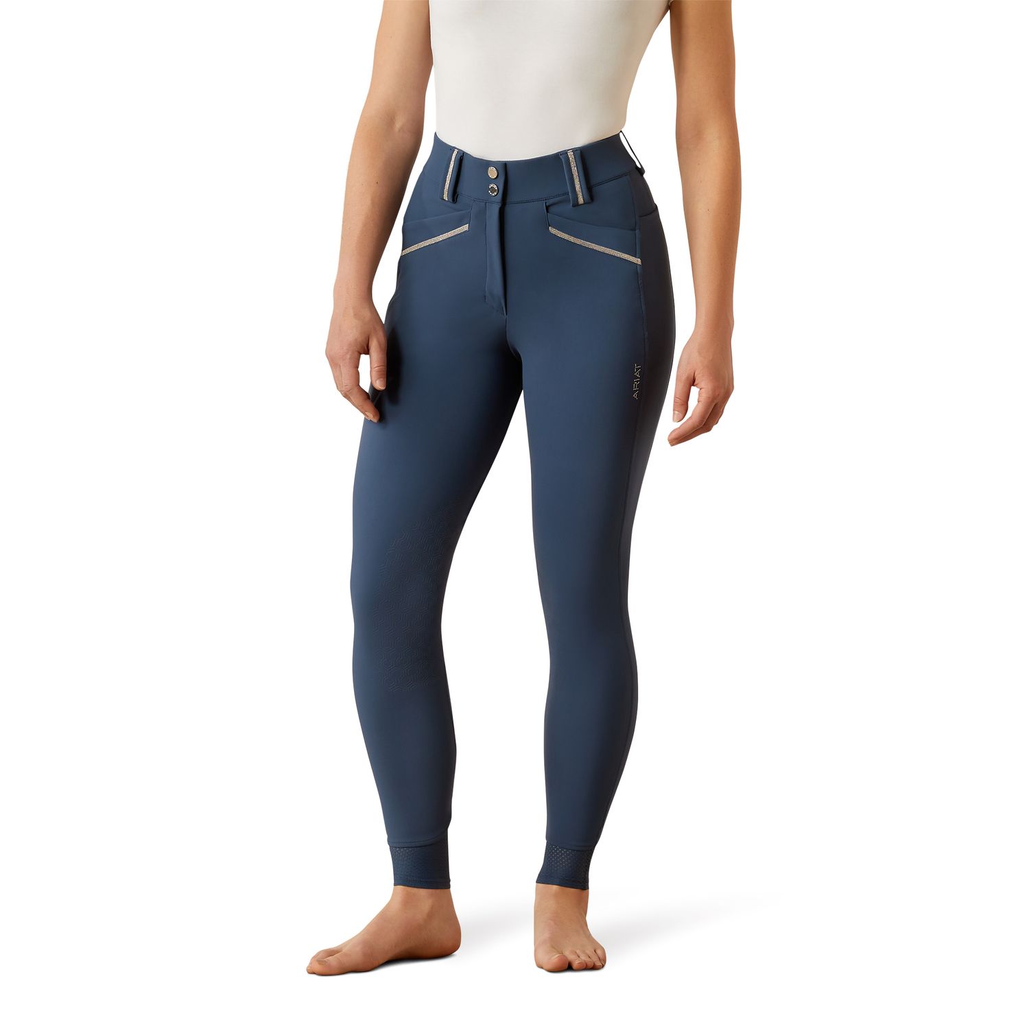 Ariat Tri Factor Grace Kniegrip Reithose Damen - dark denim, Größe 36