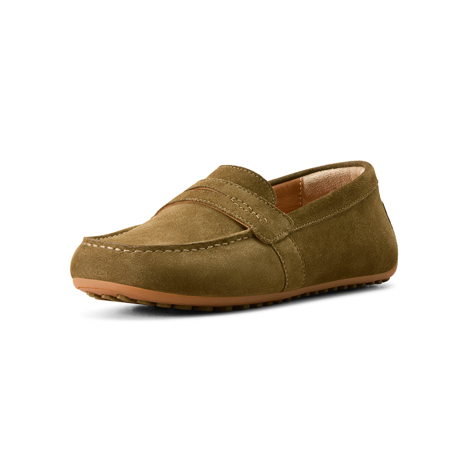 Ariat Selene Driving Moc Damen Mokassins - dark olive suede, Größe UK 5 | EUR 38