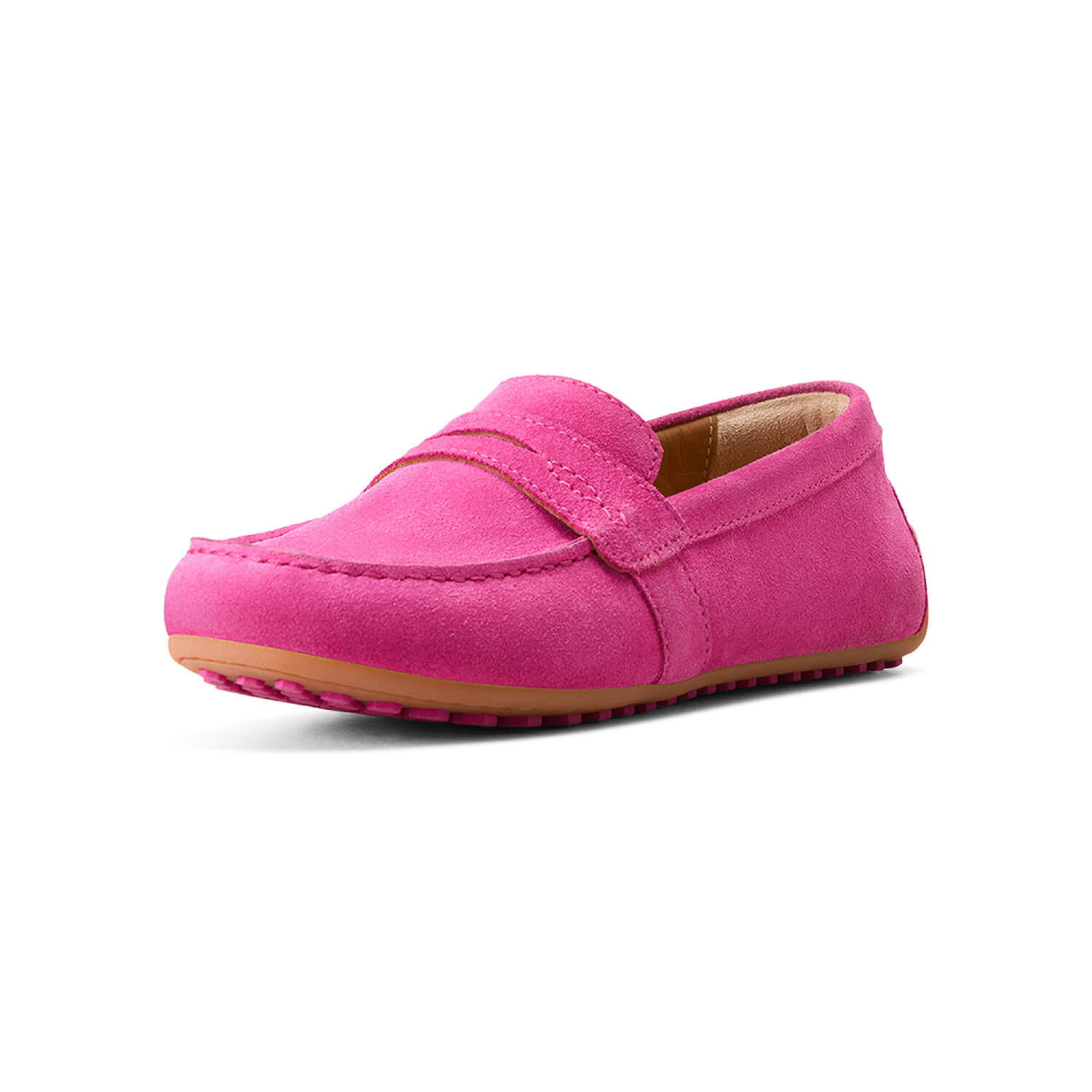 Ariat Selene Driving Moc Damen Mokassins - hot pink suede, Größe UK 5 | EUR 38