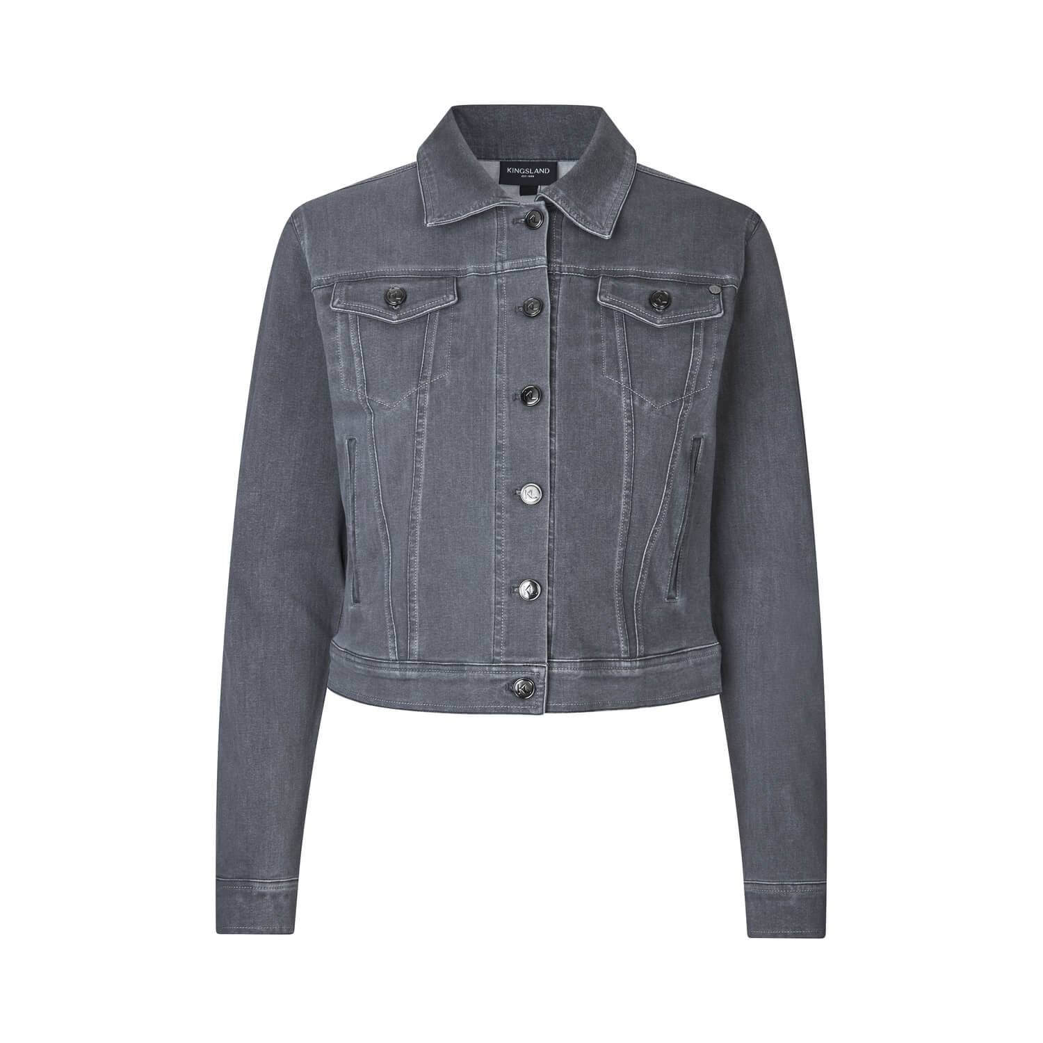 Kingsland KLKayce Denim Jacke Damen - denim gray, Größe S