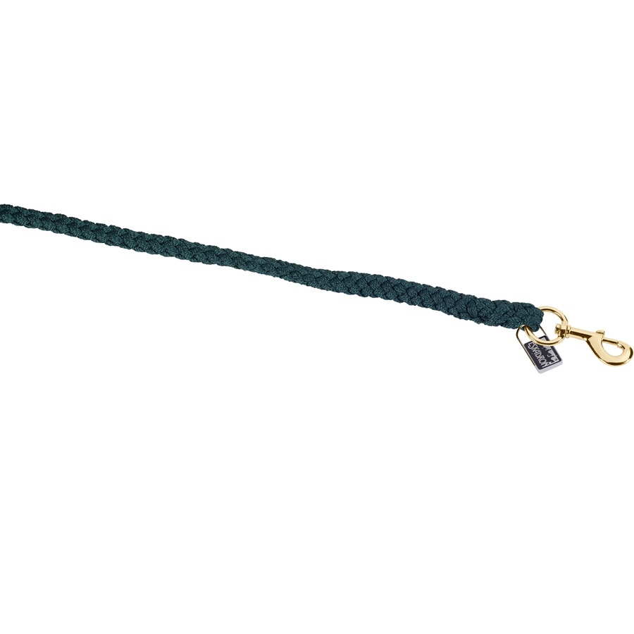 Eskadron Basic Regular Vermessingt Anbindestrick mit Karabinerhaken - racinggreen