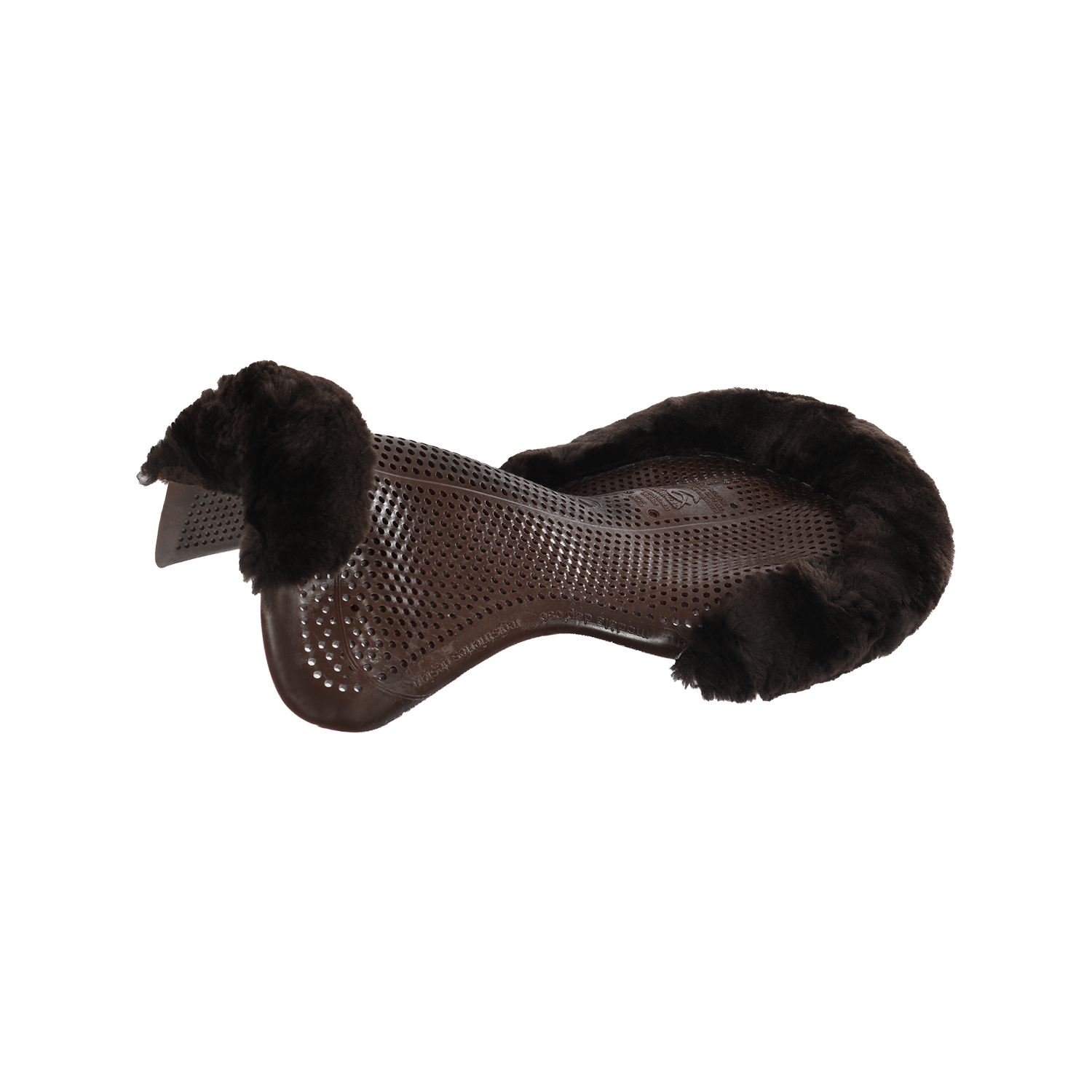 Acavallo Gel Pad THERAPEUTIC mit Lammfell - brown/brown, Größe M