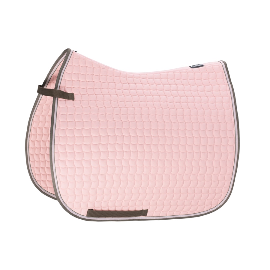 Eskadron New Basic Cotton Striped Schabracke - powderrose, Größe SR