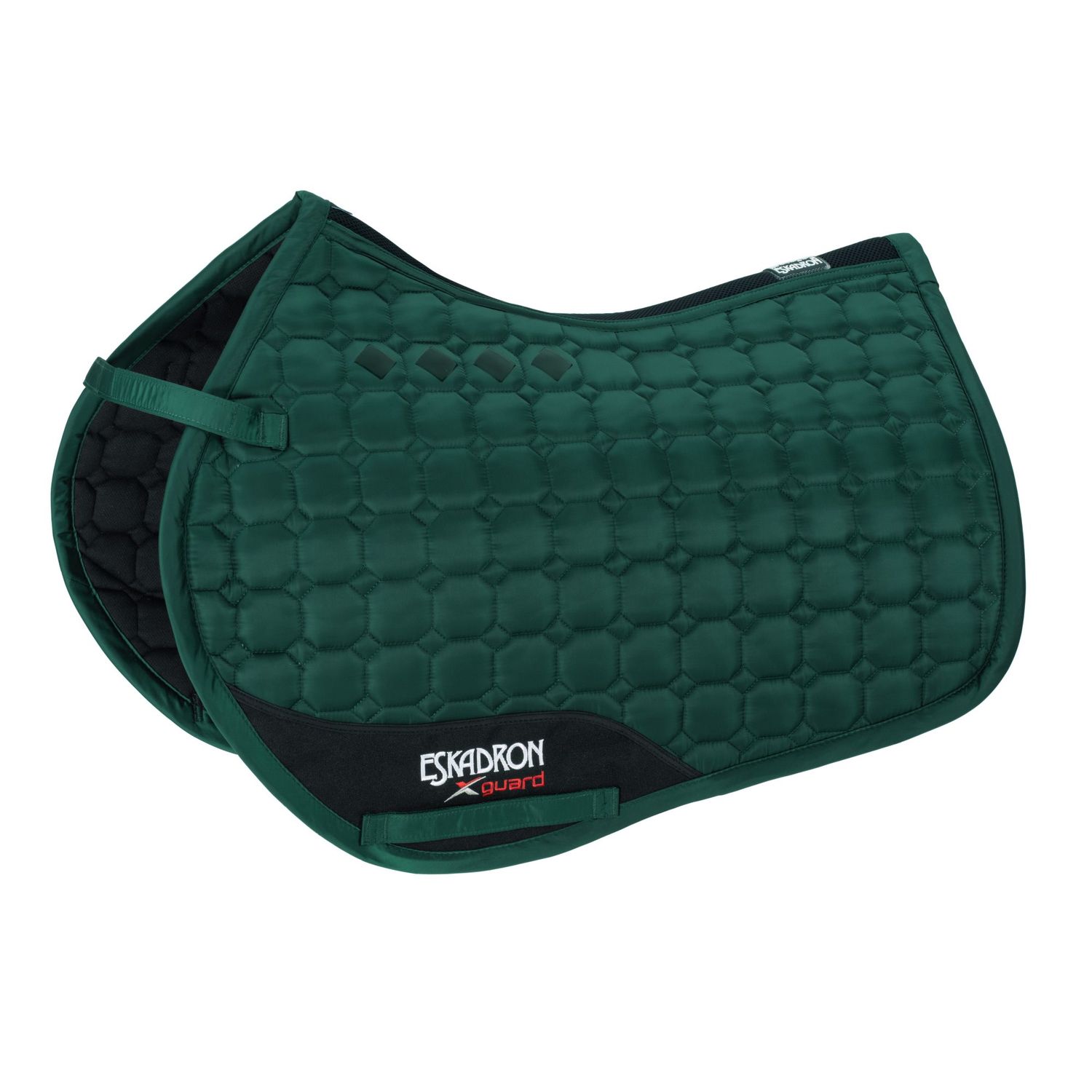 Eskadron New Basic Glossy Compact Schabracke - racinggreen, Größe VS