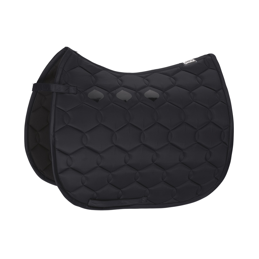 Eskadron Basics Glossy Wave Schabracke - schwarz, Größe P
