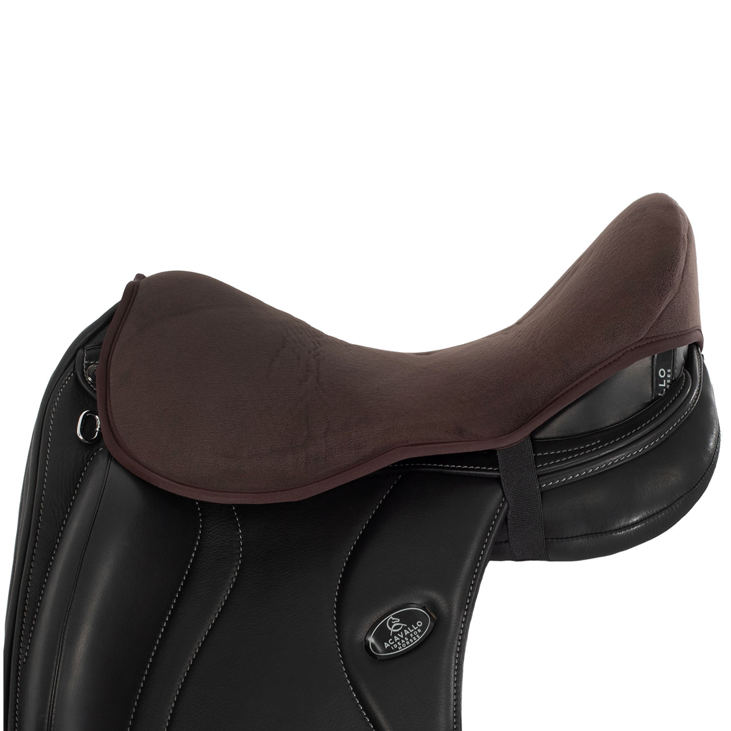 Acavallo Sattelsitzkissen Dressur Dri-Lex 10 mm - braun, Größe L