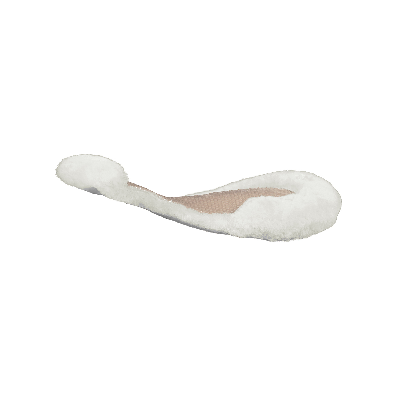 Acavallo Gel Pad Keywhole Lammfell komplett - transparent/white