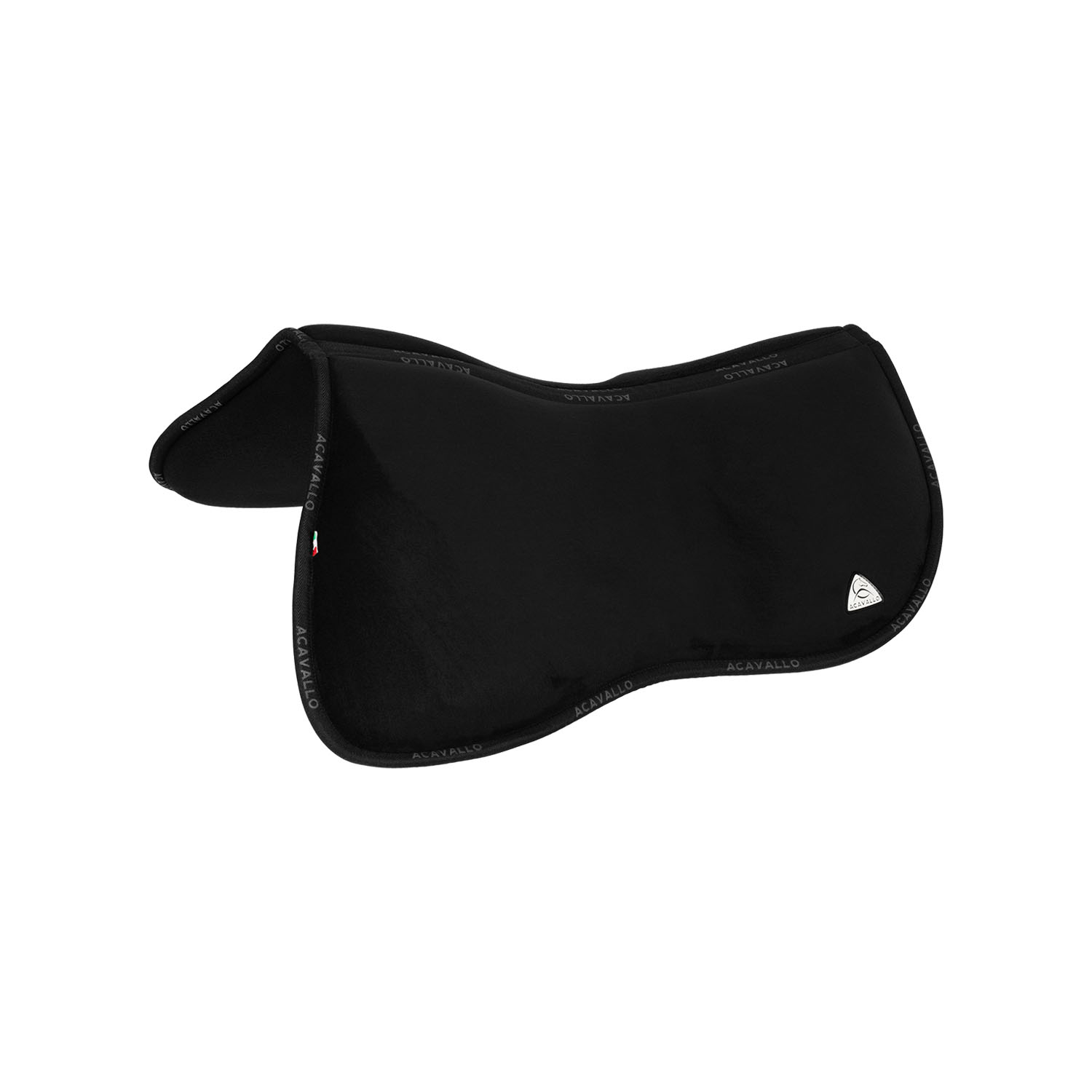 Acavallo Memory Foam Half Pad & Front Riser - schwarz, Größe M