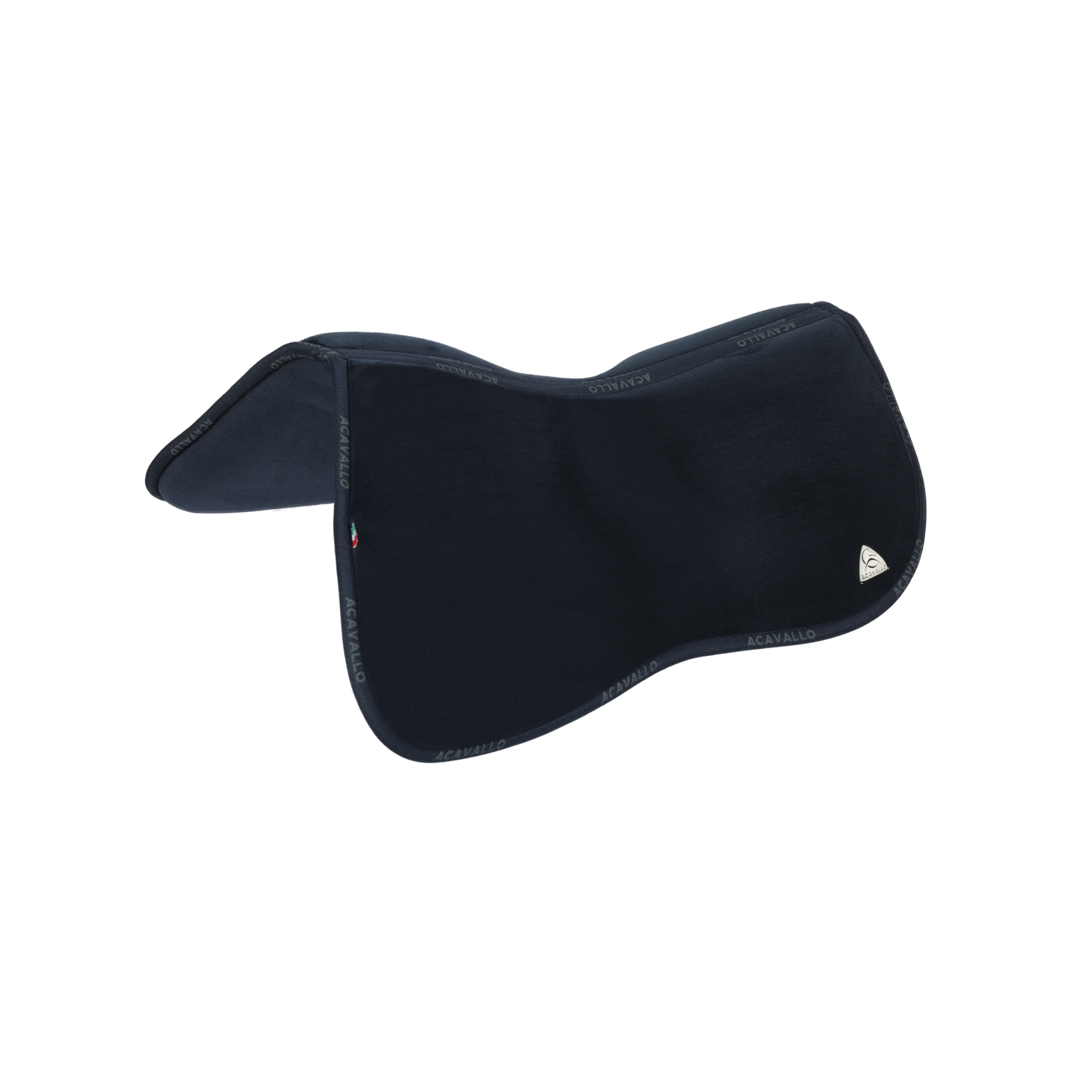 Acavallo Memory Foam Half Pad & Front Riser - blau, Größe M