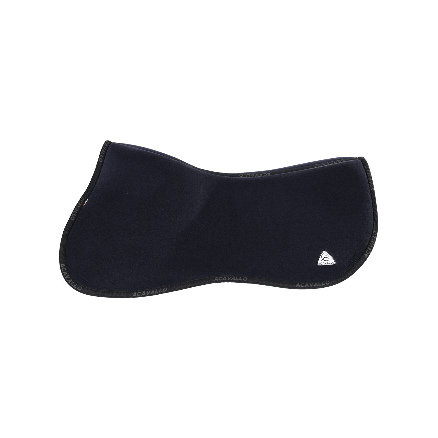 Acavallo Memory Foam Half Pad & Rear Riser - blau, Größe M
