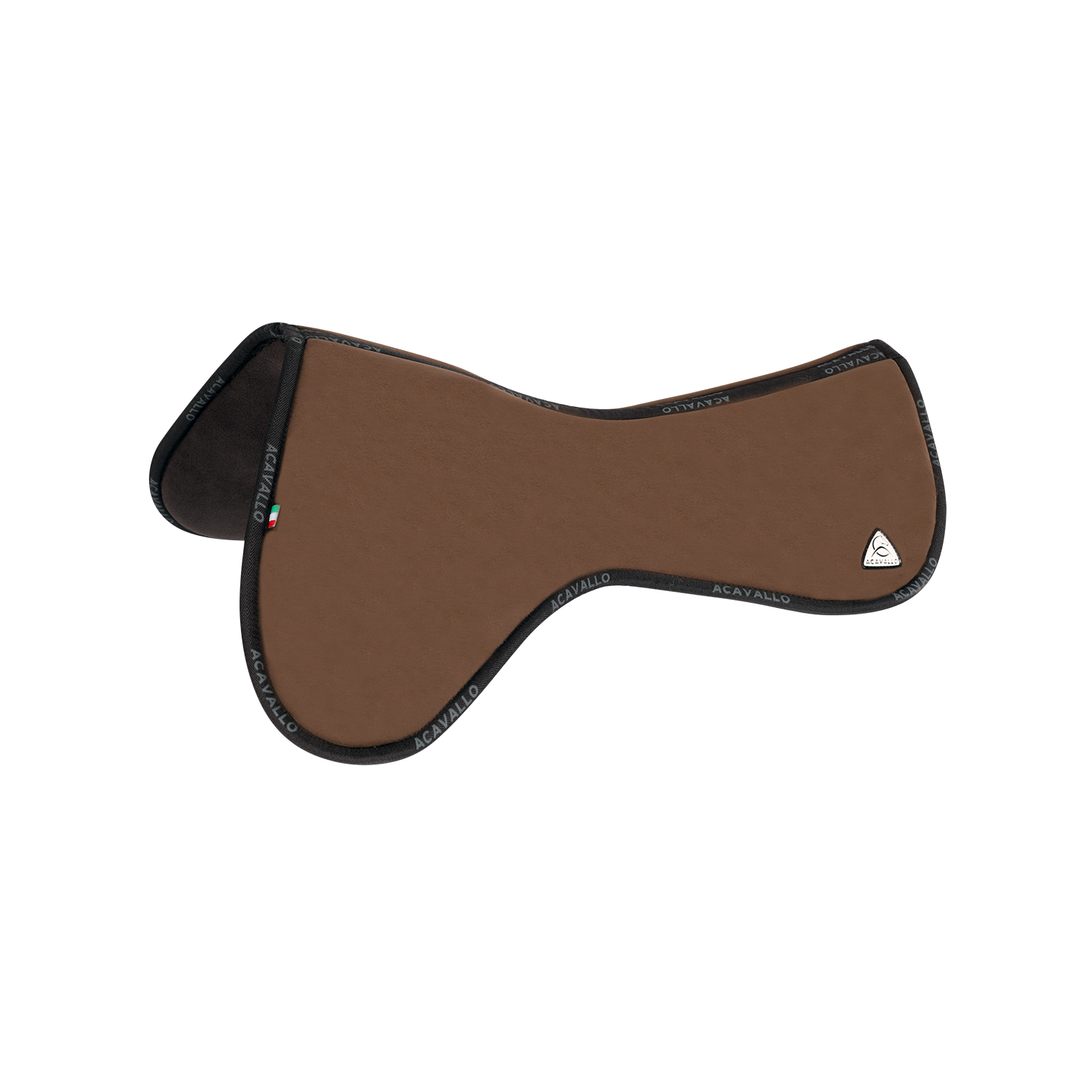 Acavallo Close Contact Memory Foam Half Pad - braun, Größe M