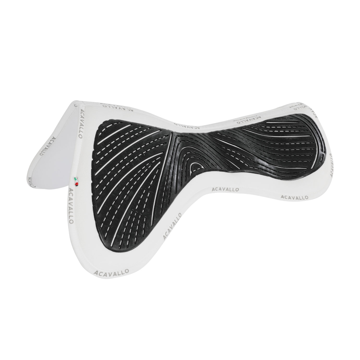 Acavallo Close Contact Gel & Memory Foam Half Pad - weiß, Größe L