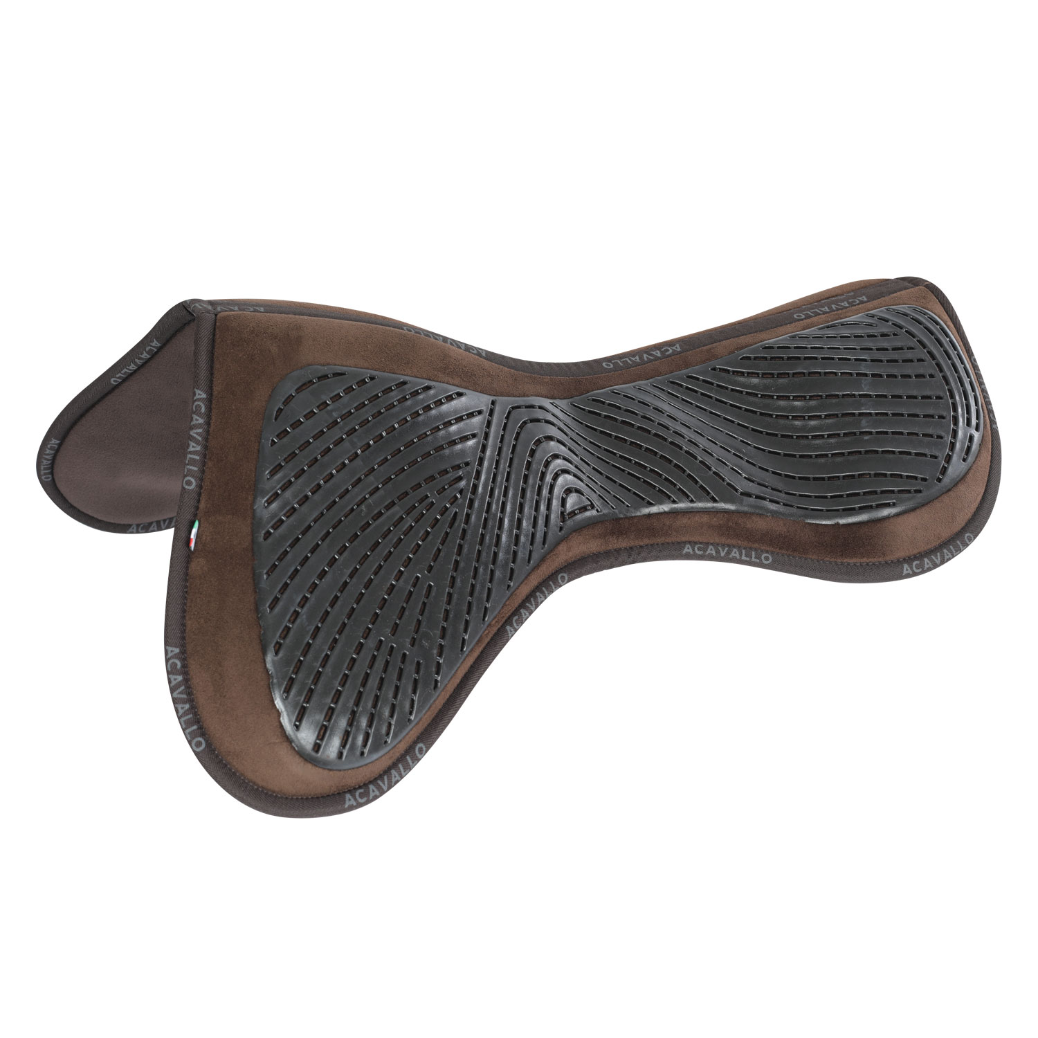 Acavallo Close Contact Gel & Memory Foam Half Pad - braun, Größe M