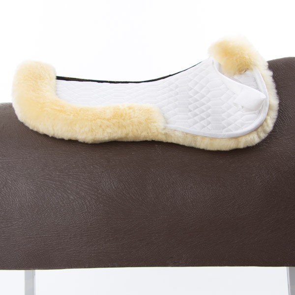 Euroriding Sattelkissen mit Lammfellrand