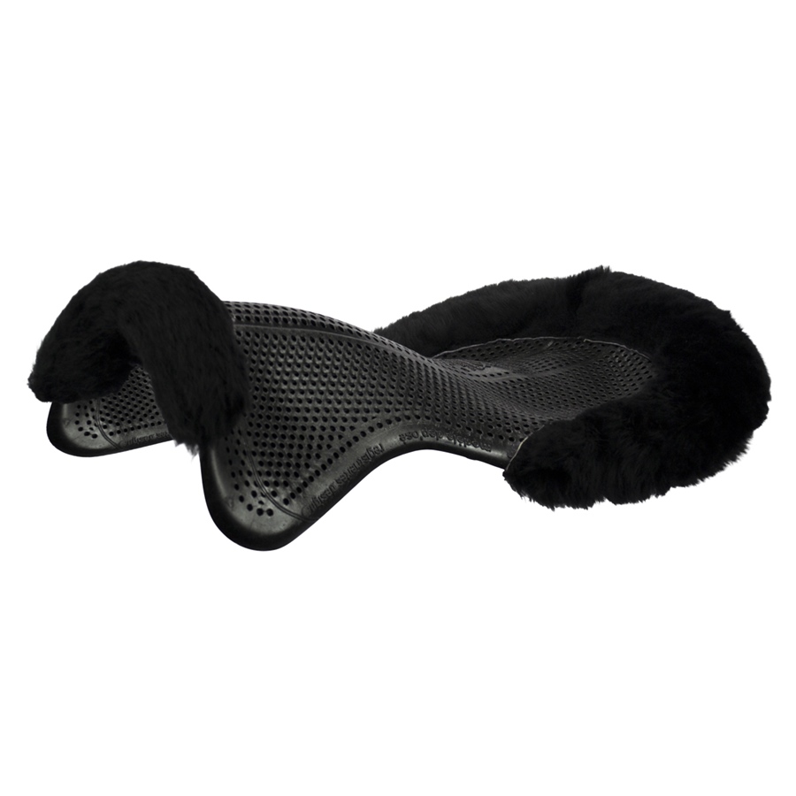 Acavallo Gelpad Therapeutic 1/2 Lammfellrand - black/black, Größe M