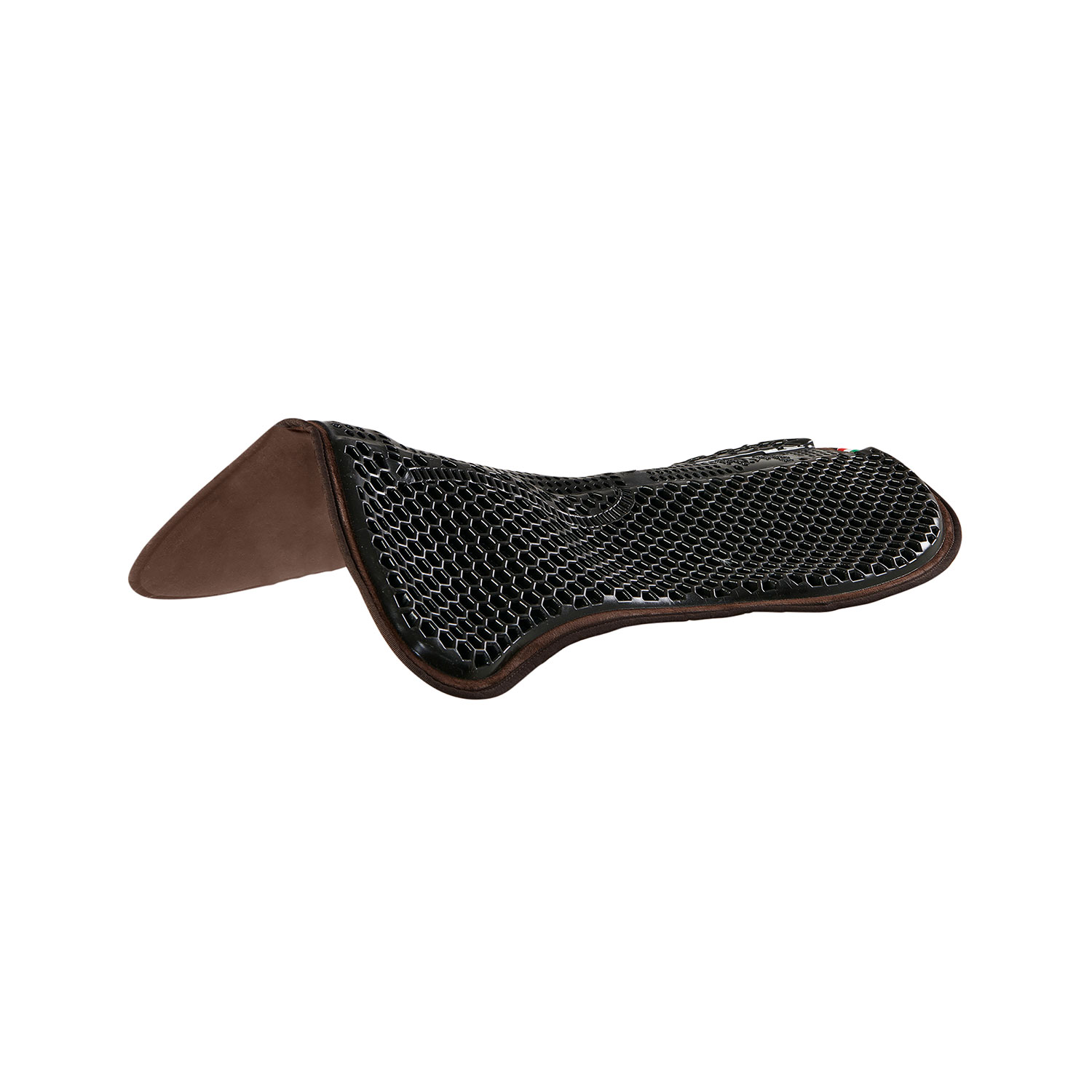 Acavallo Gel Pad Hexa Soft Micropile - black/brown, Größe onesize