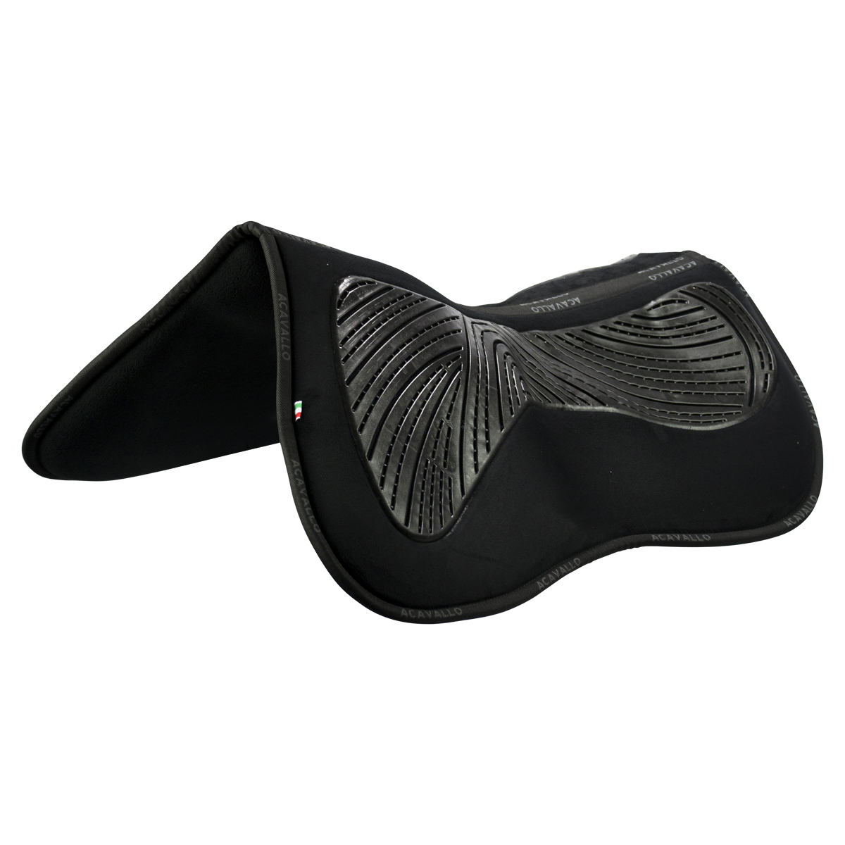 Acavallo Gel Pad Pocket & Memory Foam1/2 Pad - schwarz, Größe M