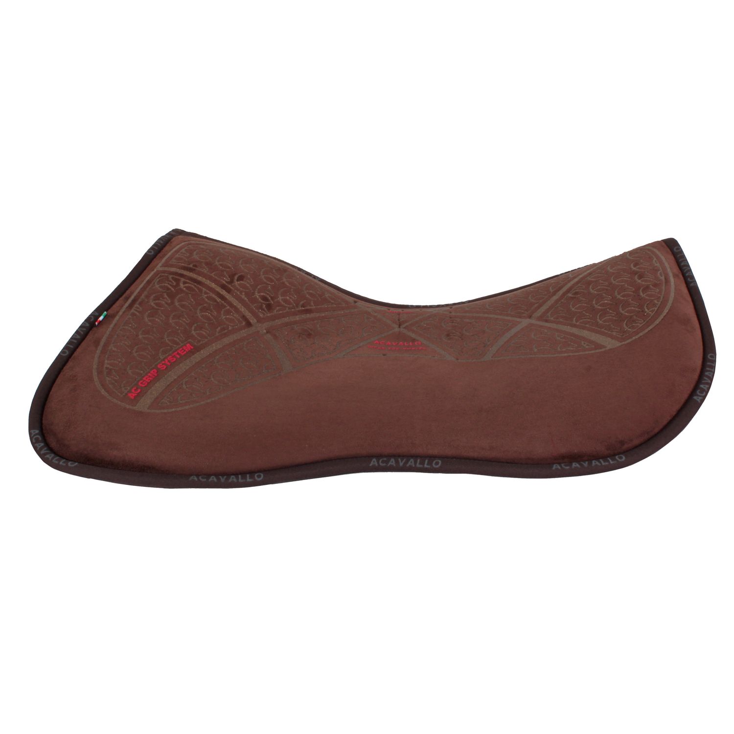 Acavallo Gel Pad Close Contact Grip & Memory 1/2 - brown/bronze, Größe M