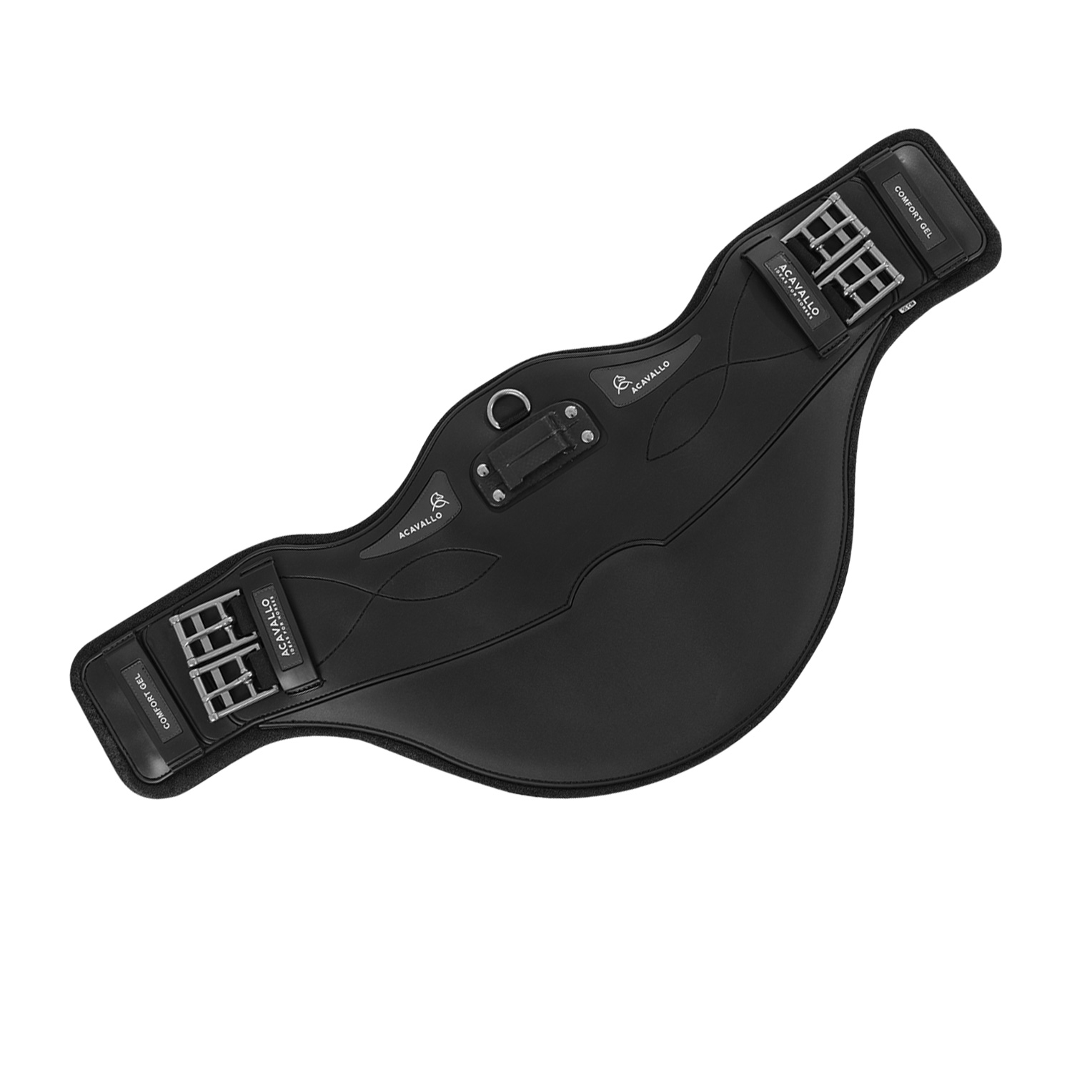 Acavallo Stollenschutzgurt PVC + Gel - schwarz, Größe 70
