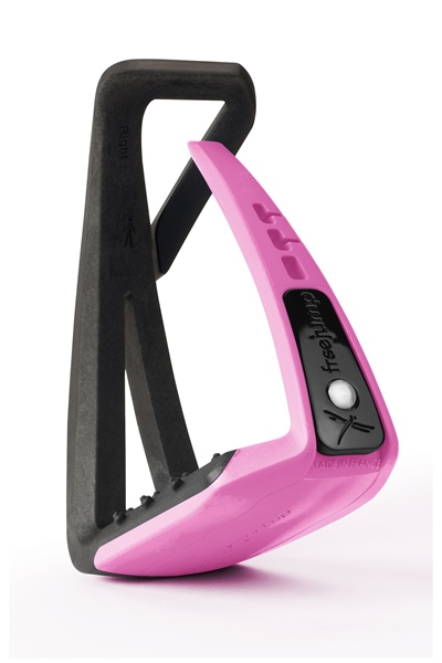 Freejump Steigbügel new Soft Up Lite - schwarz/pink