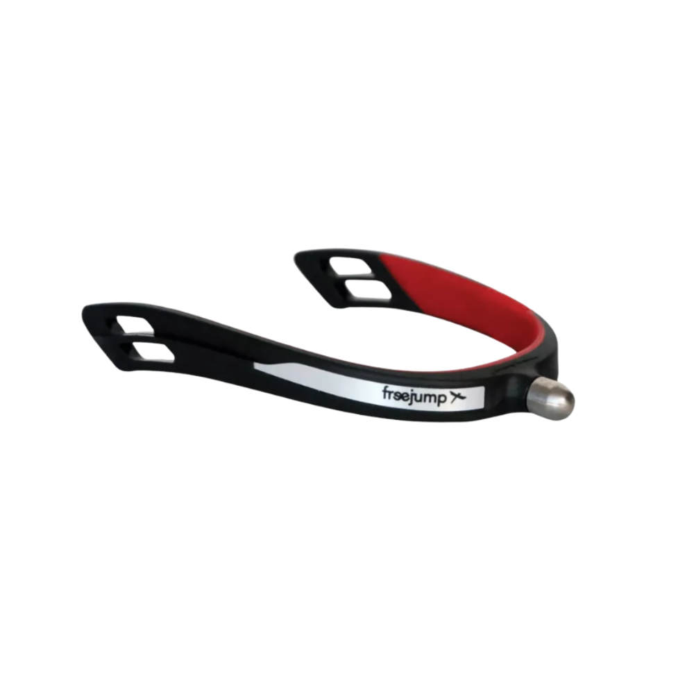 Freejump Spur'One Round Sporen - schwarz/rot