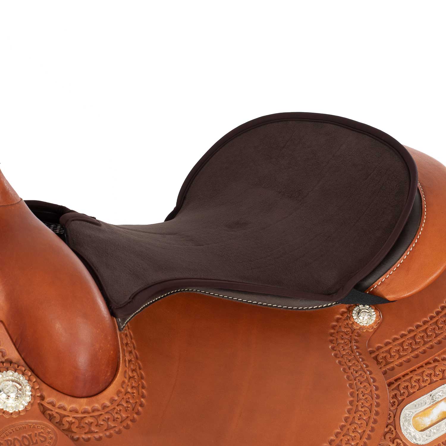 Acavallo Sattelsitzkissen Western Dri-Lex - braun, Größe onesize