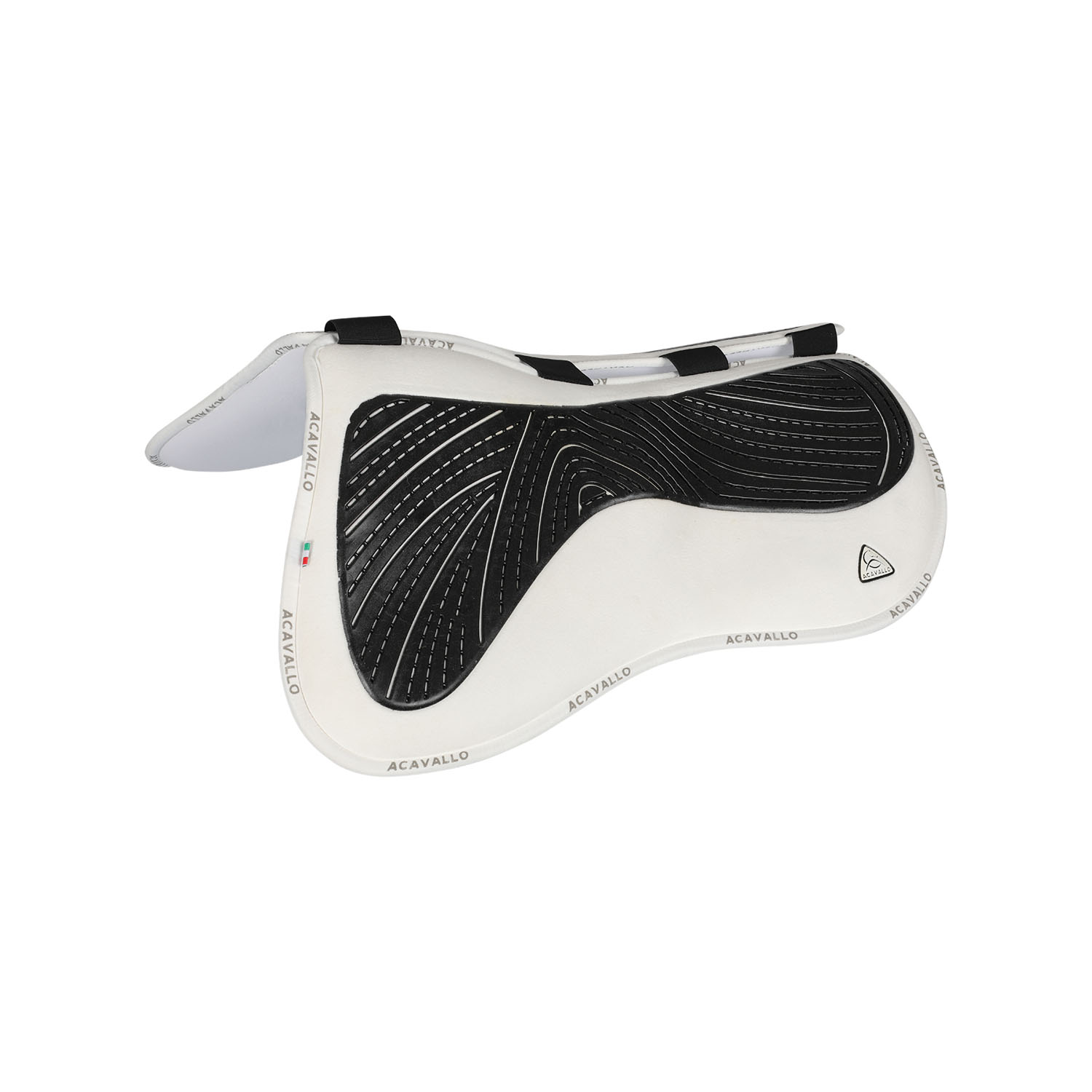 Acavallo Spine Free Gel & Memory Foam Half Pad - weiß, Größe M