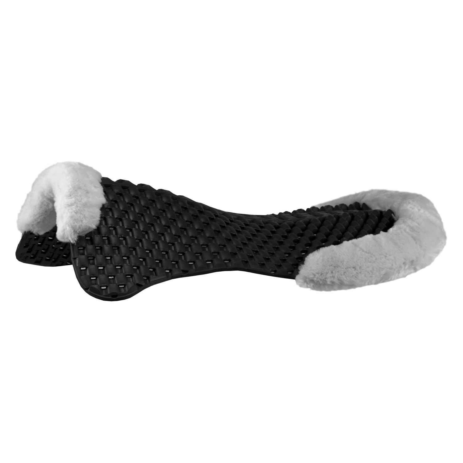 Acavallo Piuma Air-Release Pad Eco hinten erhöht - weiß, Größe onesize