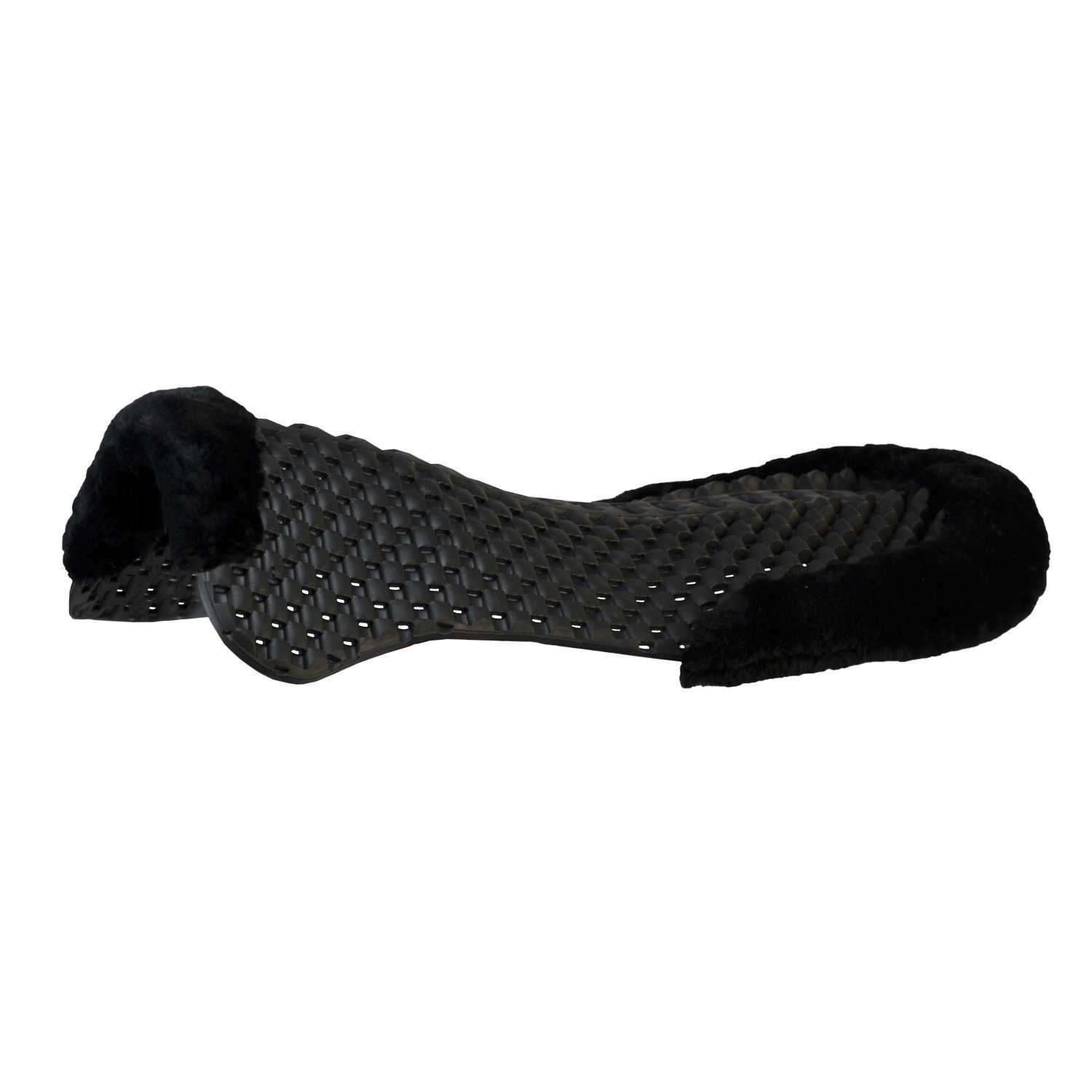 Acavallo Piuma Air-Release Pad Eco hinten erhöht - schwarz, Größe onesize