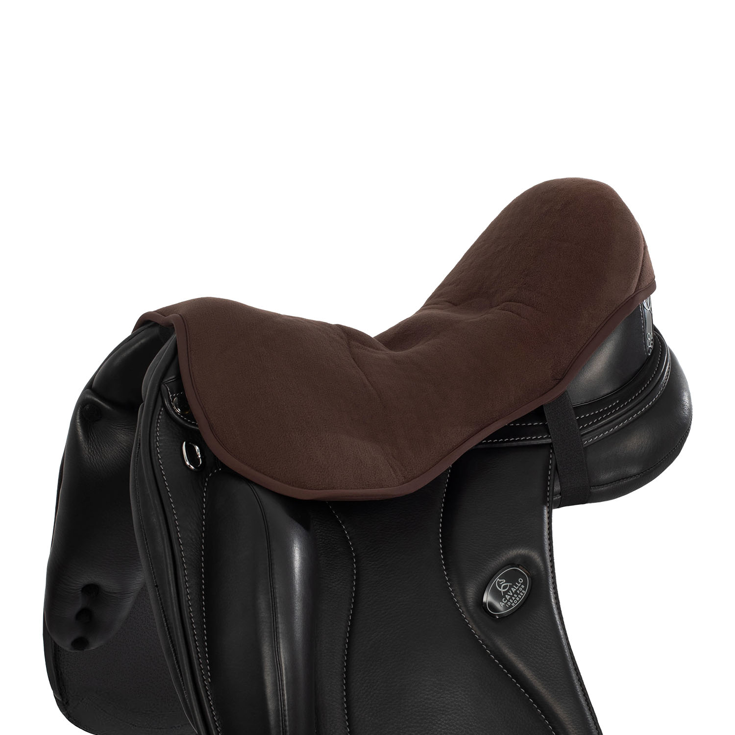 Acavallo Sattelsitzkissen Dressur Ortho-Pubis Dri-Lex 20mm - braun, Größe L