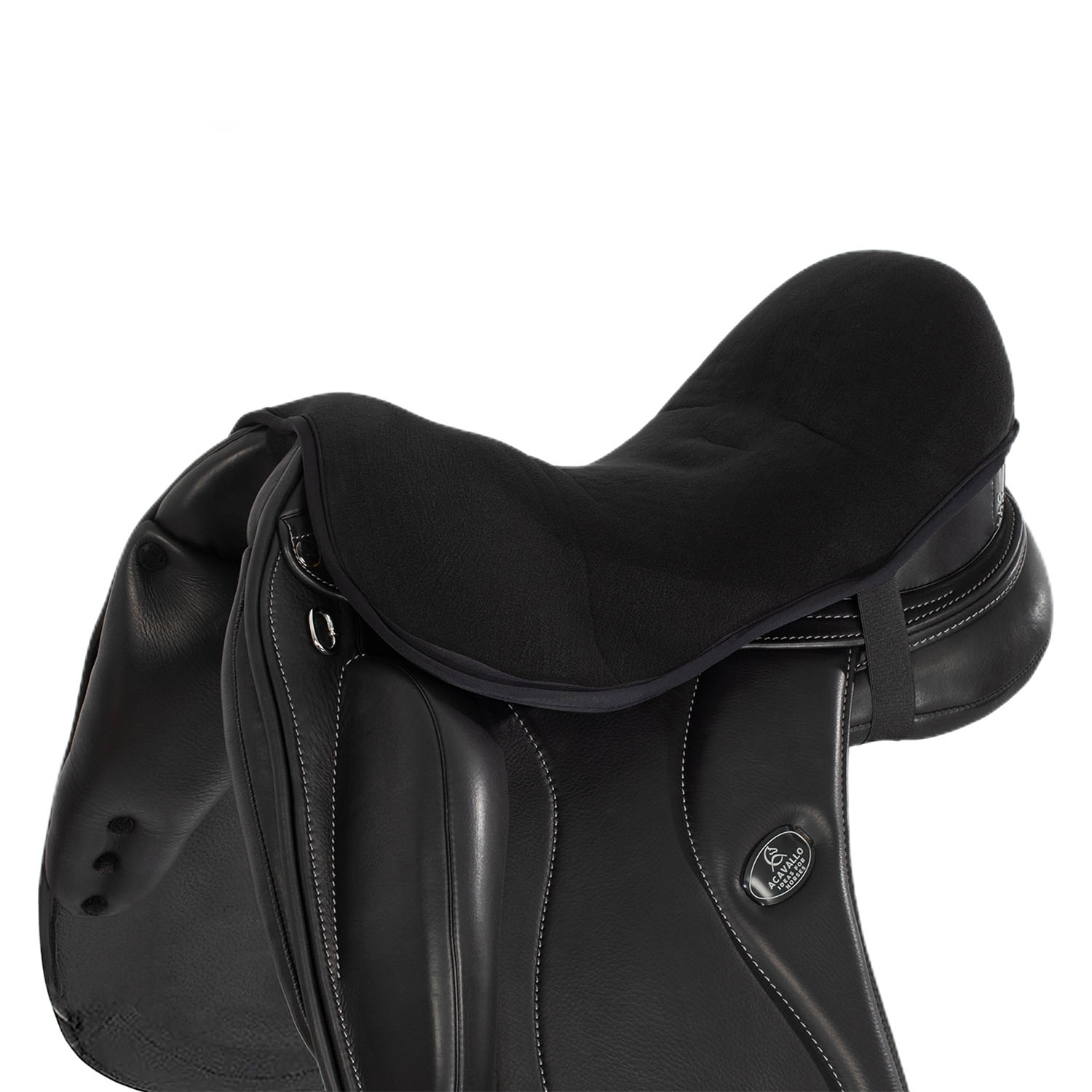 Acavallo Sattelsitzkissen Ortho-Coccyx Dressur Dri-Lex 20mm - schwarz, Größe M
