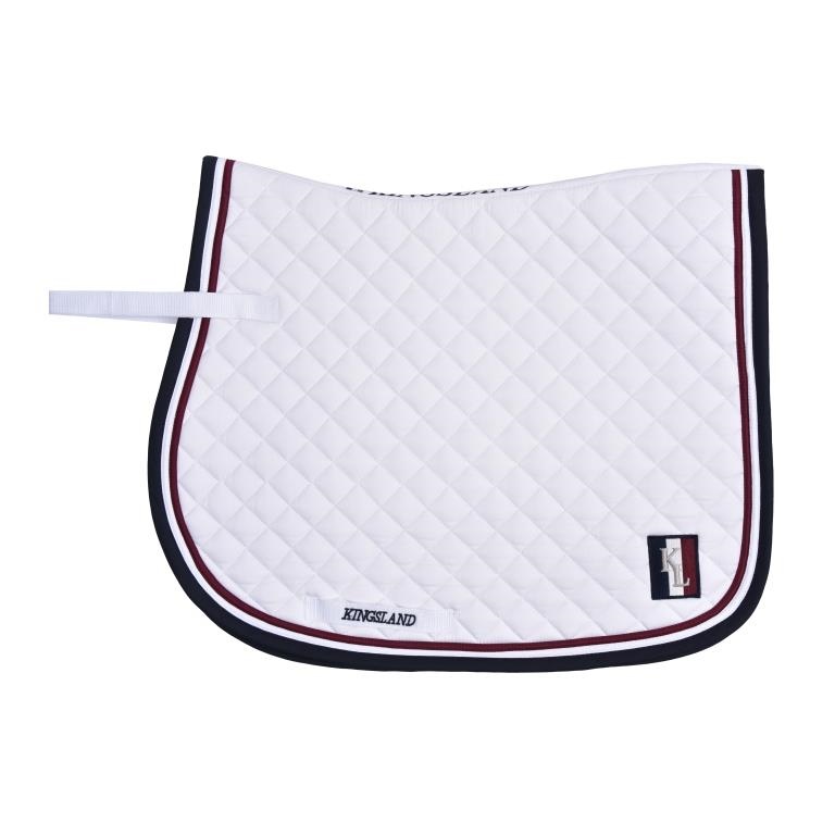 Kingsland Saddle Pad Classic Schabracke - weiß, Größe VS