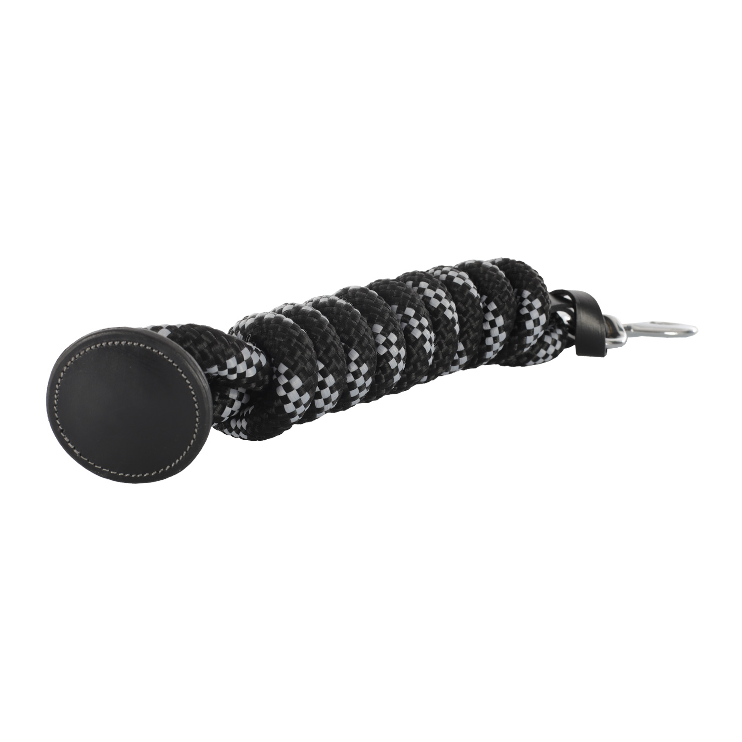 Acavallo Führstrick Nylon Karabiner - schwarz