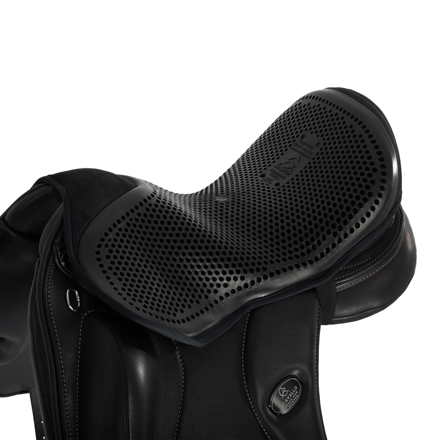 Acavallo Sattelsitzkissen Dressur Gel Out 10mm - schwarz, Größe L