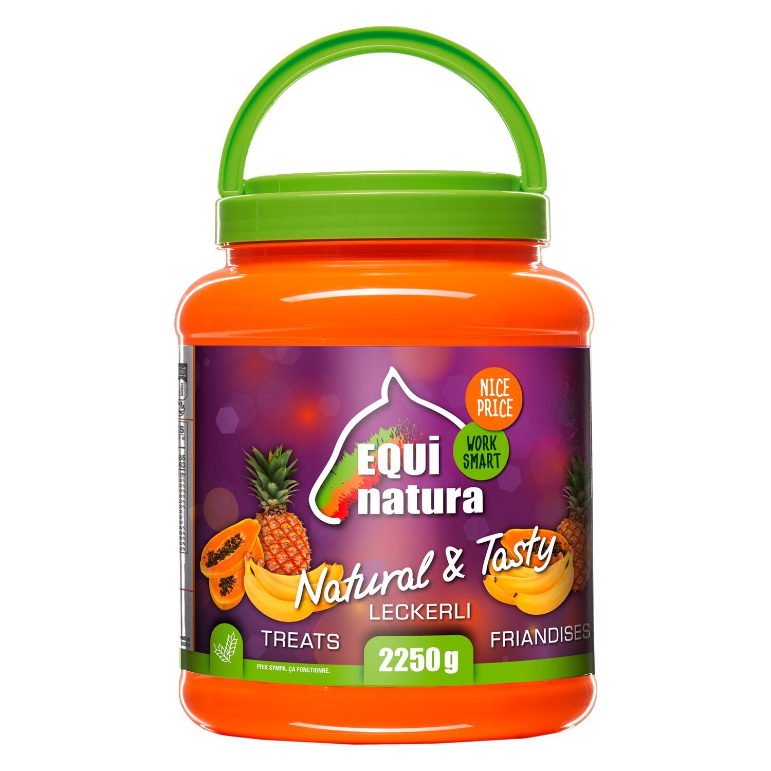 EQUInatura Naturkost Leckerlie  BananeAnanasPapaya 2250 g