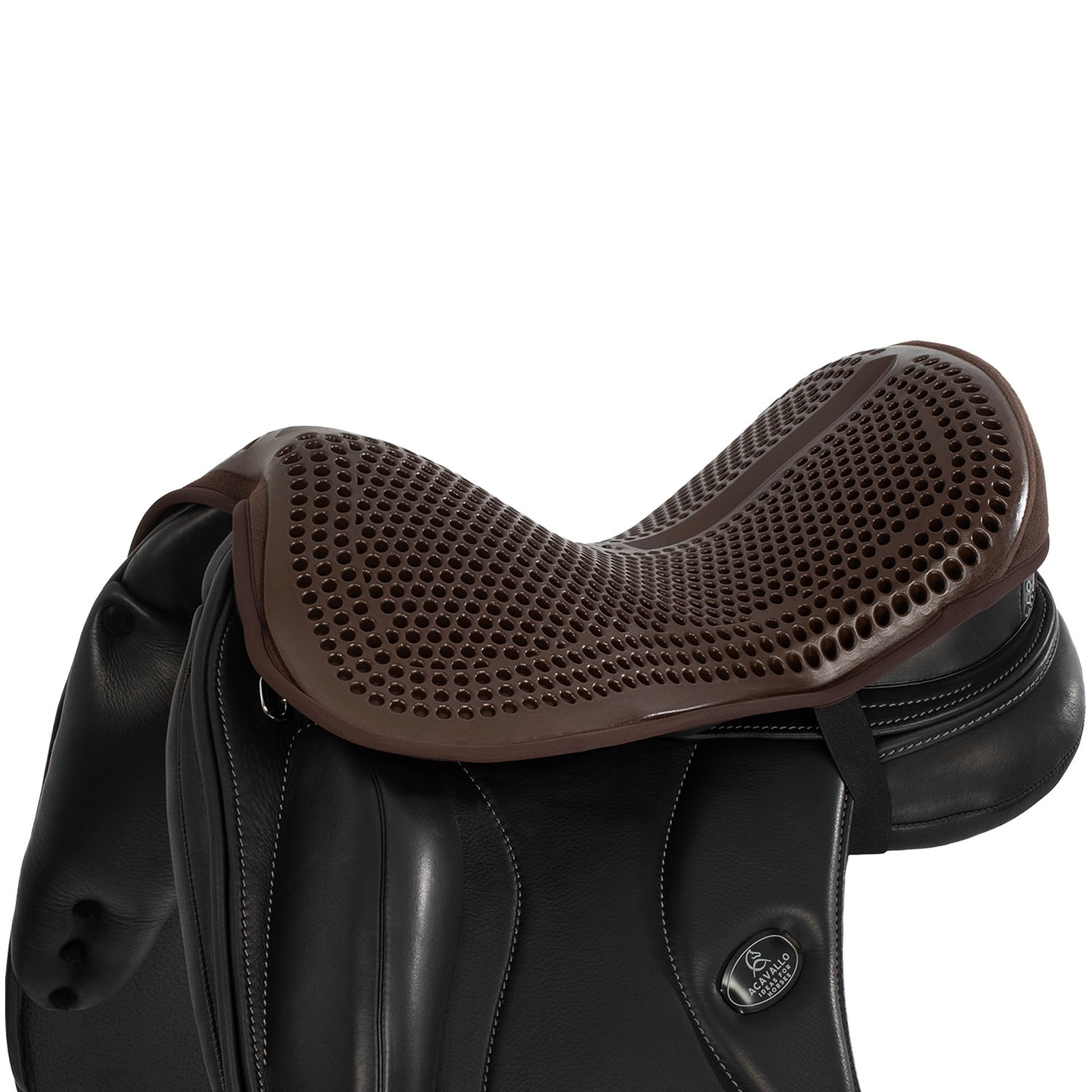 Acavallo Sattelsitzkissen Dressur Gel Out 20mm - braun, Größe L