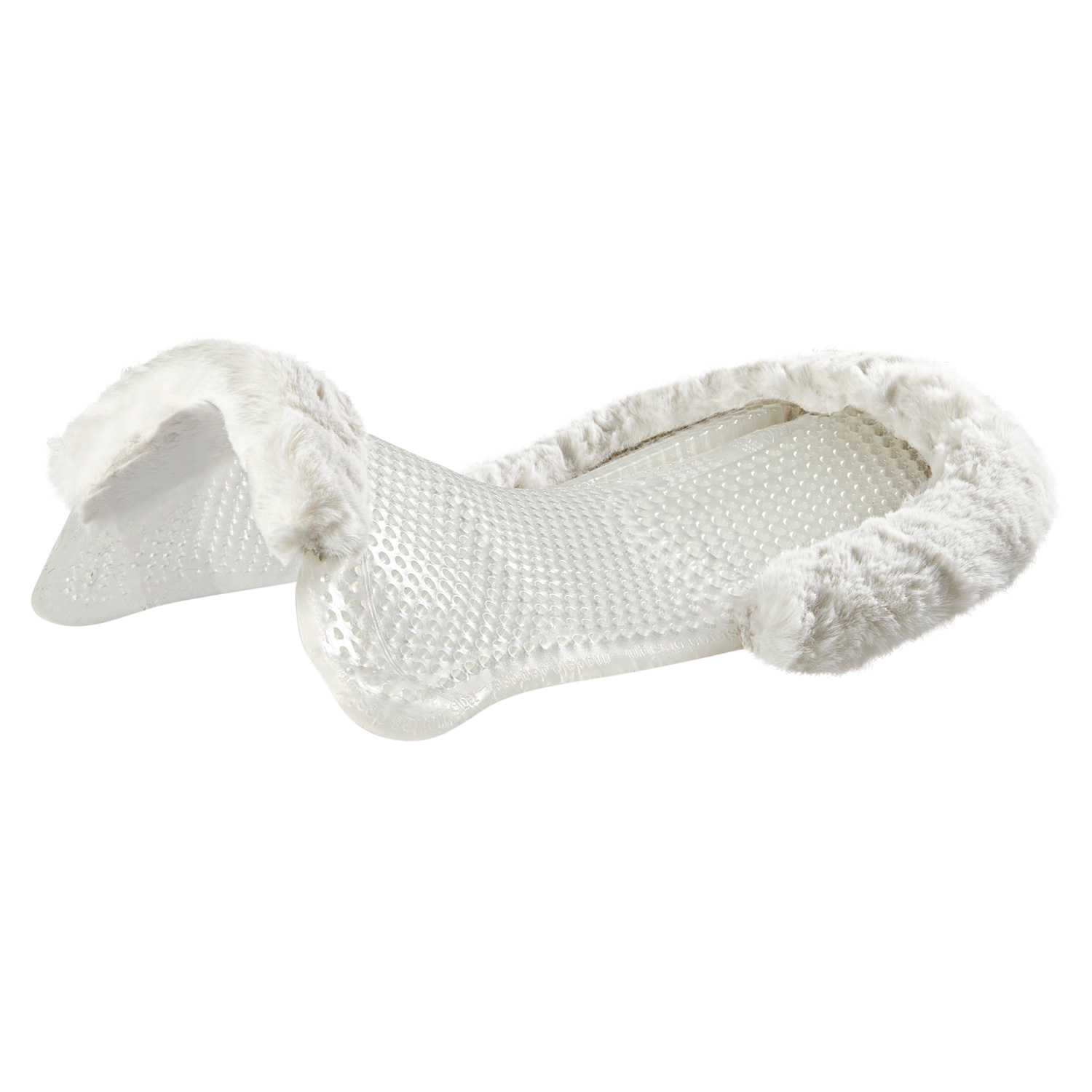 Acavallo Therapeutic Rear Riser Gel Pad Eco-Wool - transparent/white