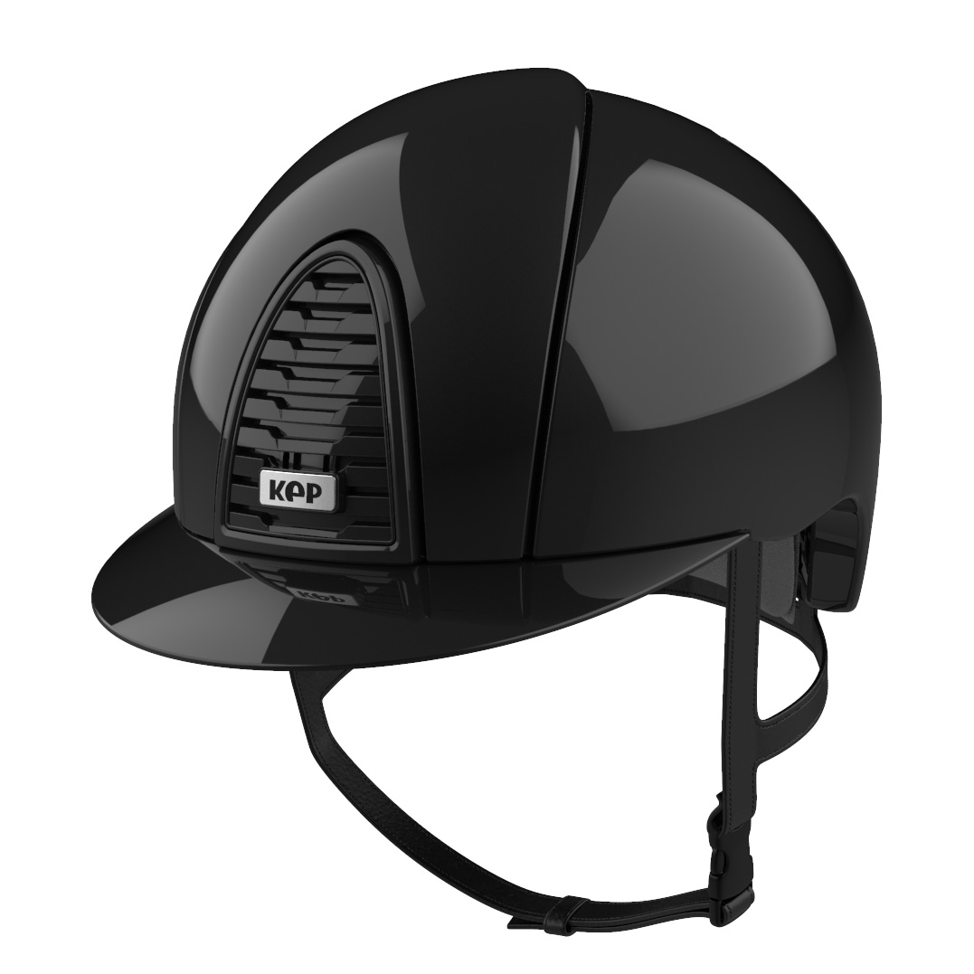 KEP Cromo 2.0 Polish frame&grid polish Reithelm - black, Größe M (51-58)