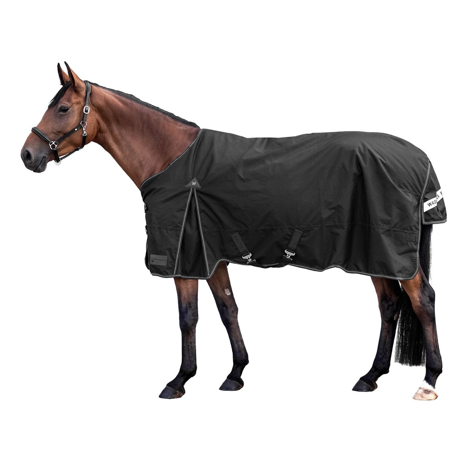 Waldhausen ARCTIC Outdoordecke, 100 g - schwarz, Größe 115 cm