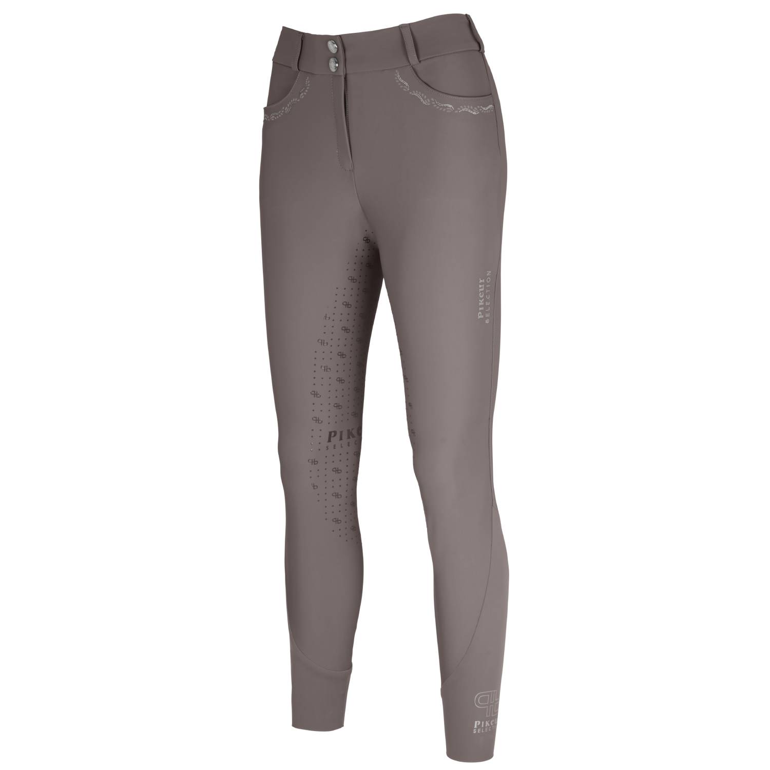 Pikeur Ceelina SD Vollgrip Highwaist Reithose Damen - mystic grey, Größe 42